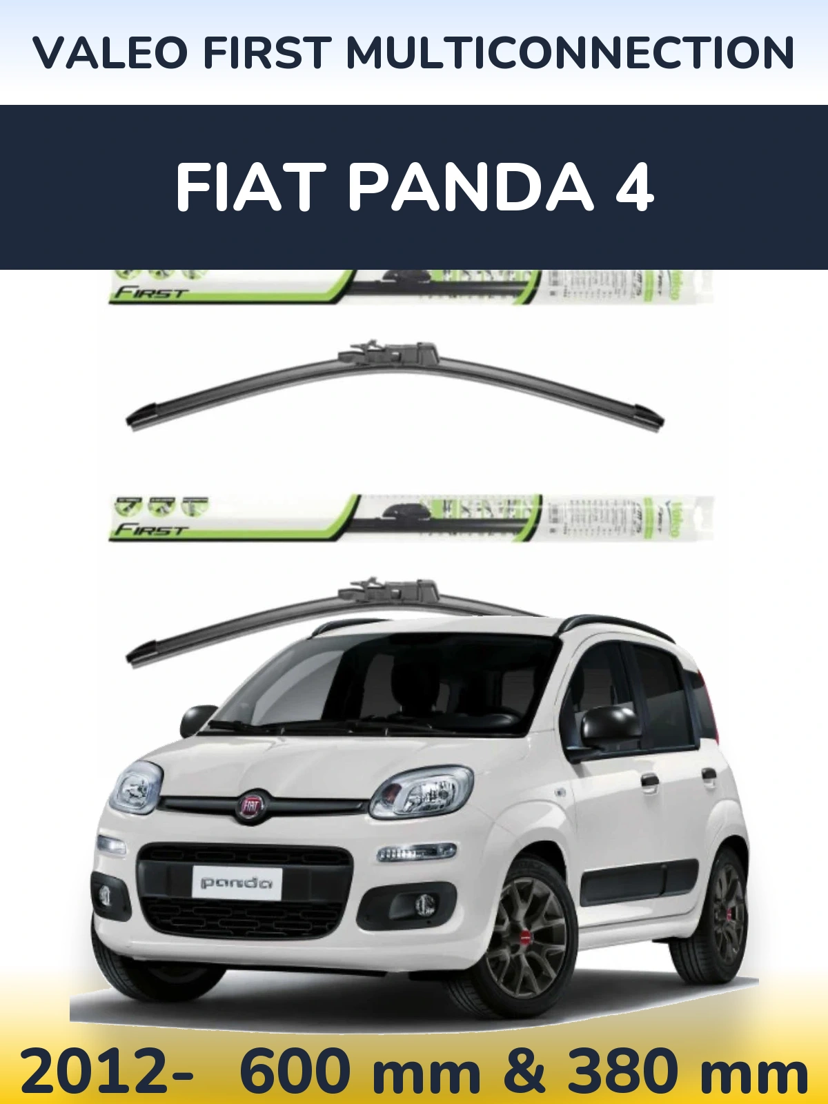 Torkarblad Valeo First MultiConnection för Fiat Panda 4