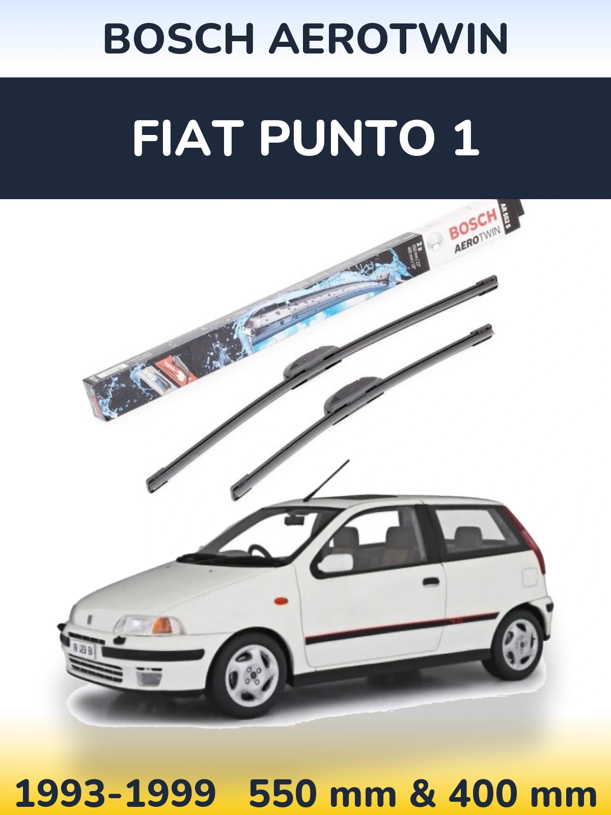 Torkarblad BOSCH AeroTwin för Fiat Punto 1