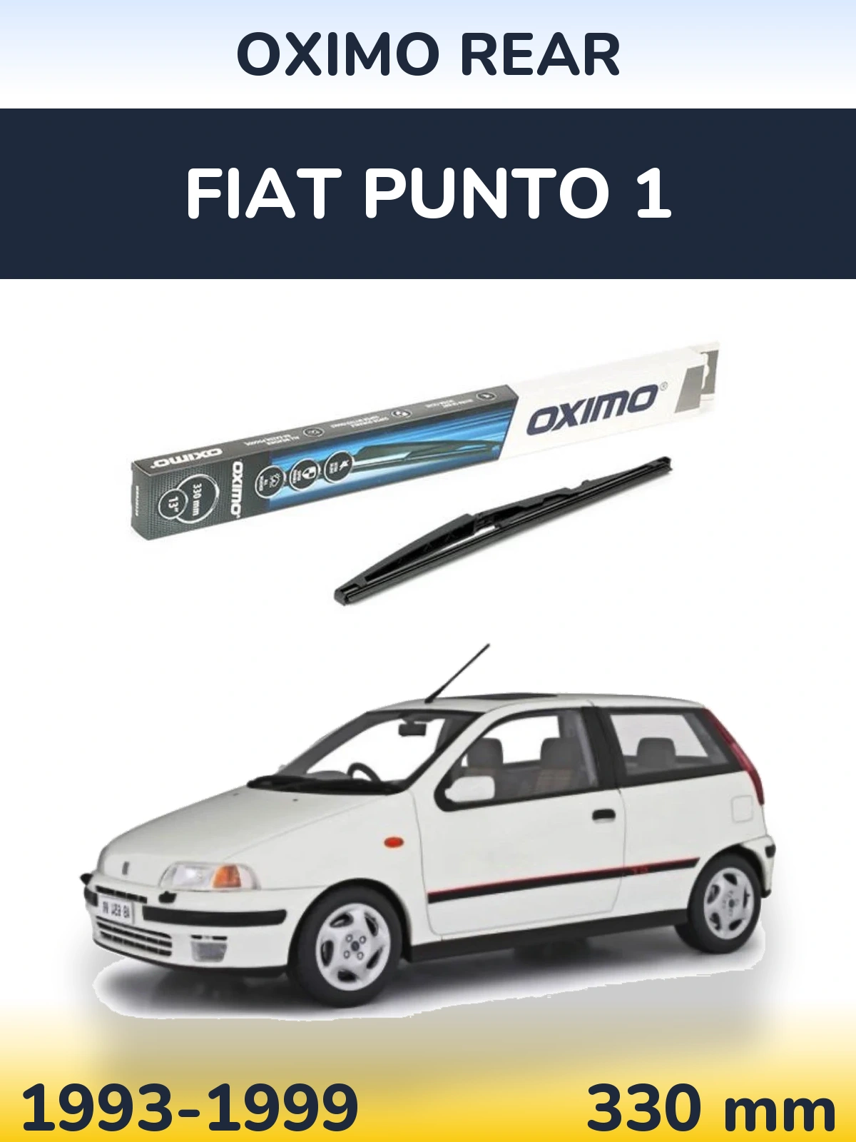 Torkarblad Oximo Rear för Fiat Punto 1