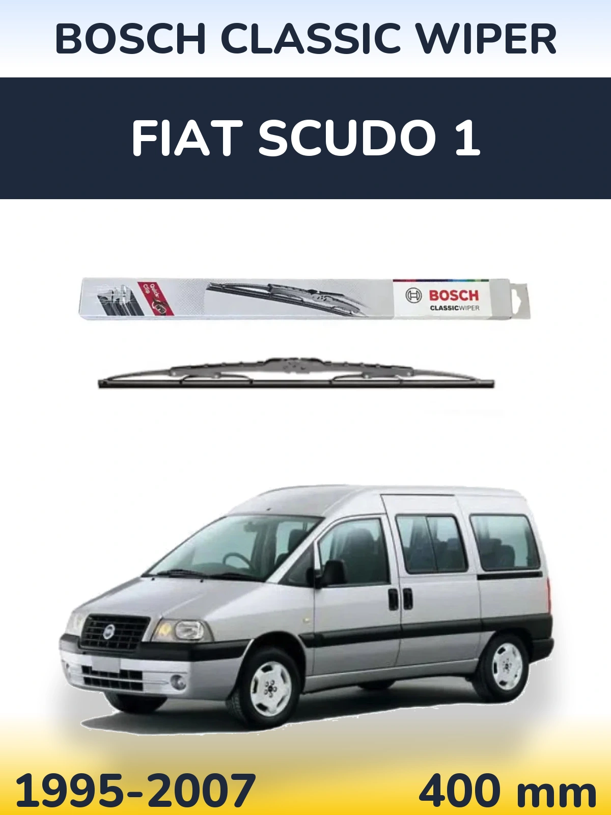 Torkarblad BOSCH Classic Wiper för Fiat Scudo 1