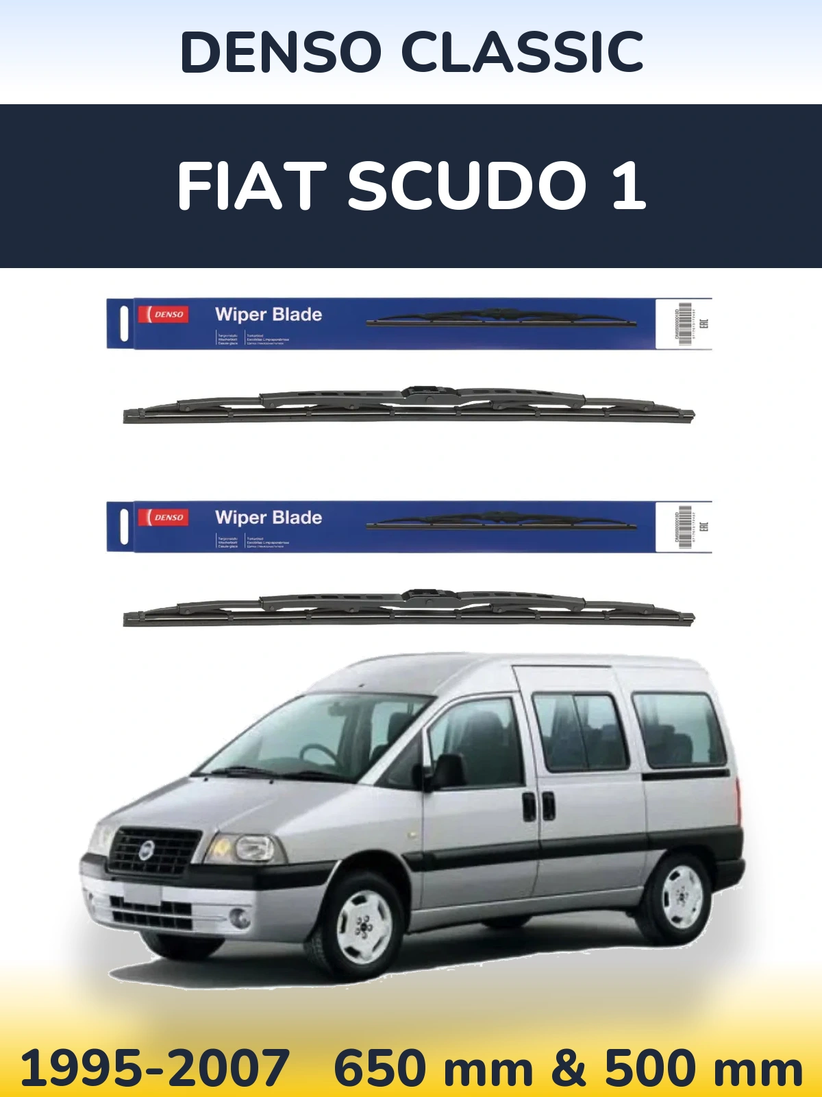 Torkarblad Denso Classic för Fiat Scudo 1