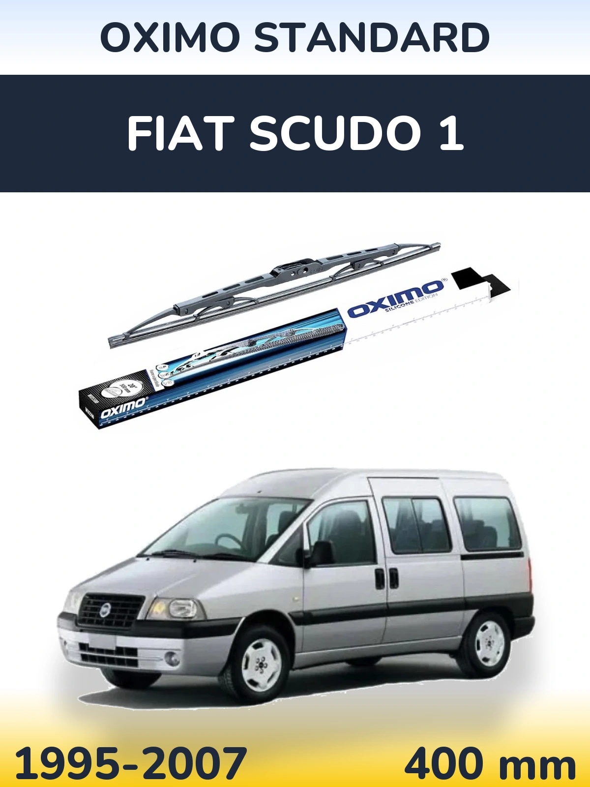 Torkarblad Oximo Standard för Fiat Scudo 1