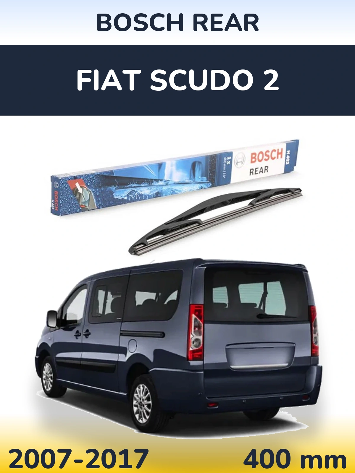 Torkarblad BOSCH Rear för Fiat Scudo 2