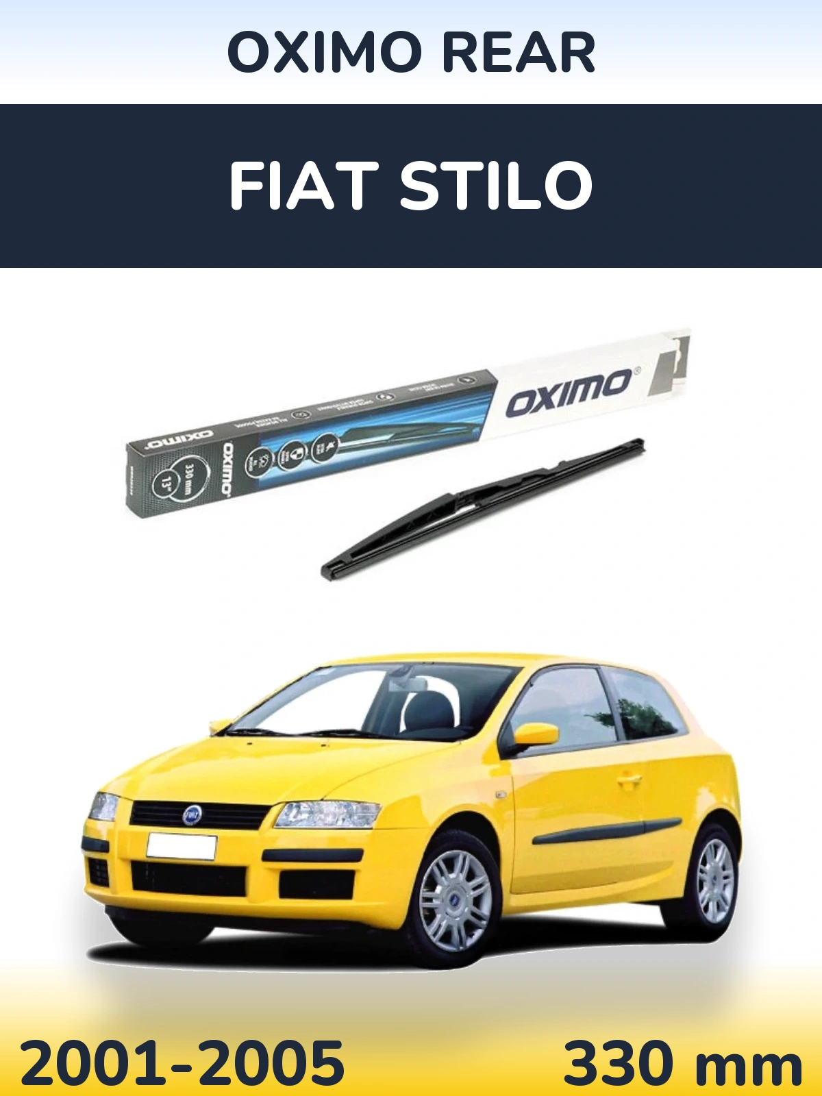 Torkarblad Oximo Rear för Fiat Stilo