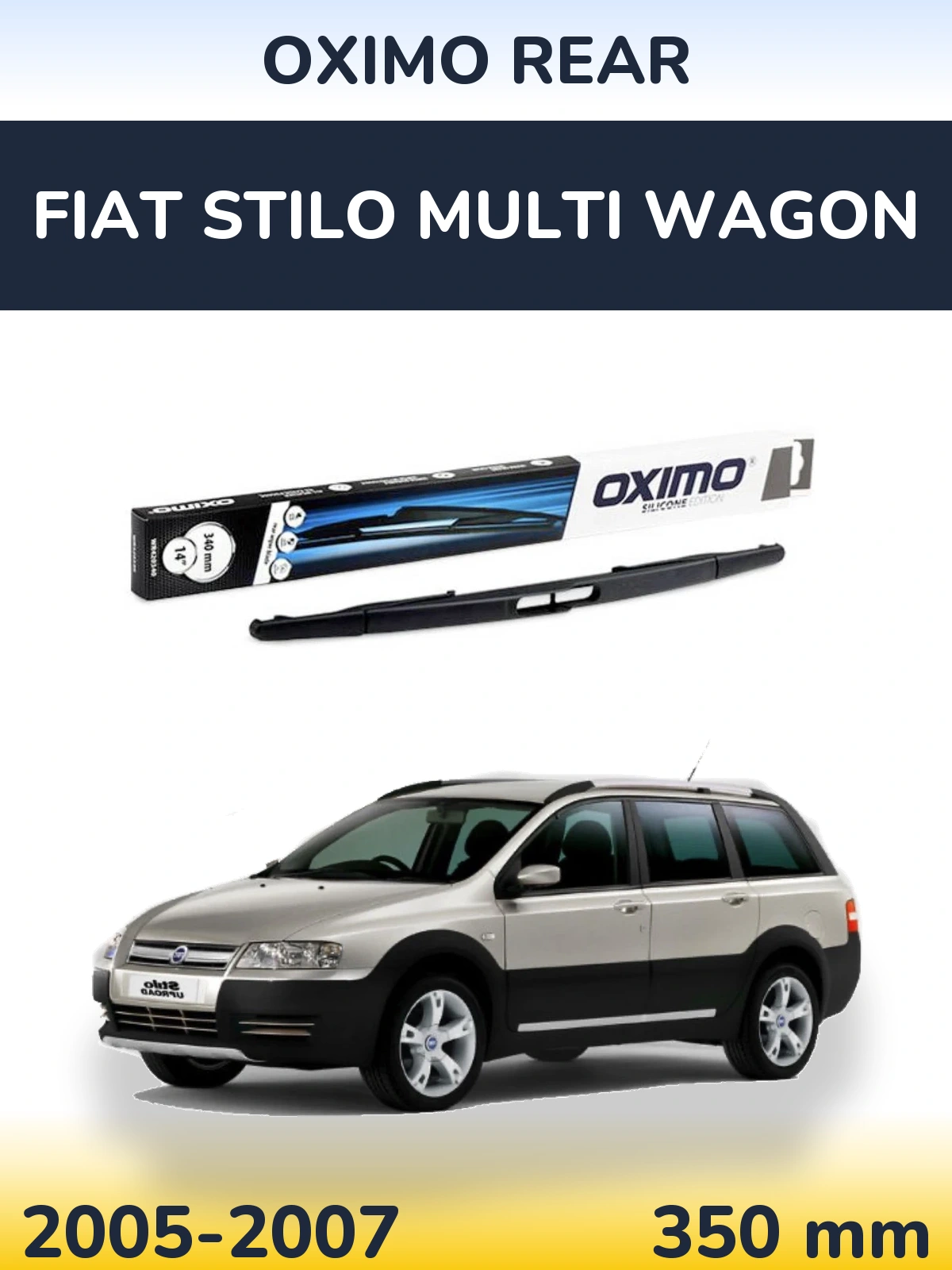 Задня щітка Oximo Rear 350 мм для Fiat Stilo Multi Wagon 2005-2007