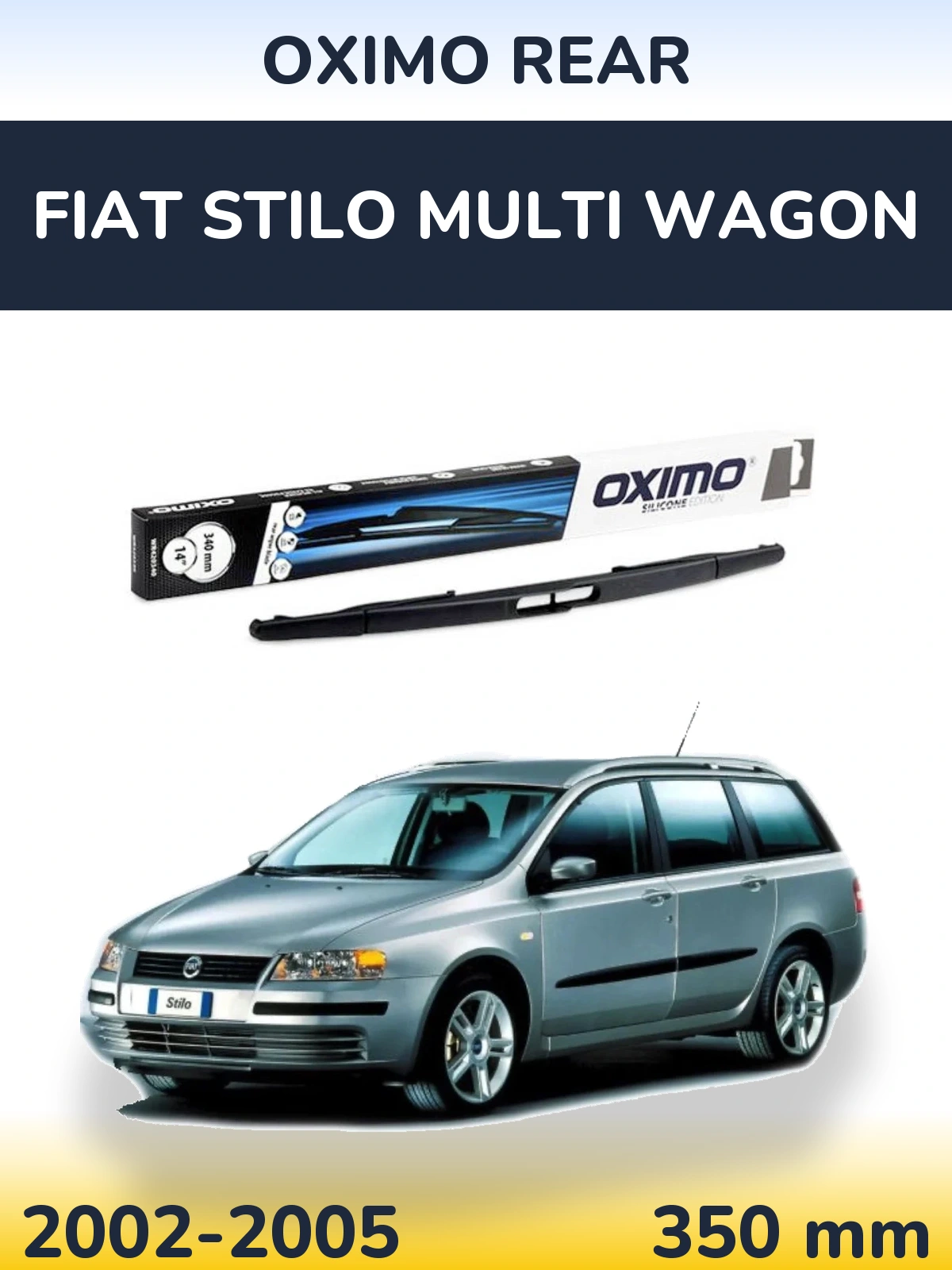 Torkarblad Oximo Rear för Fiat Stilo Multi Wagon