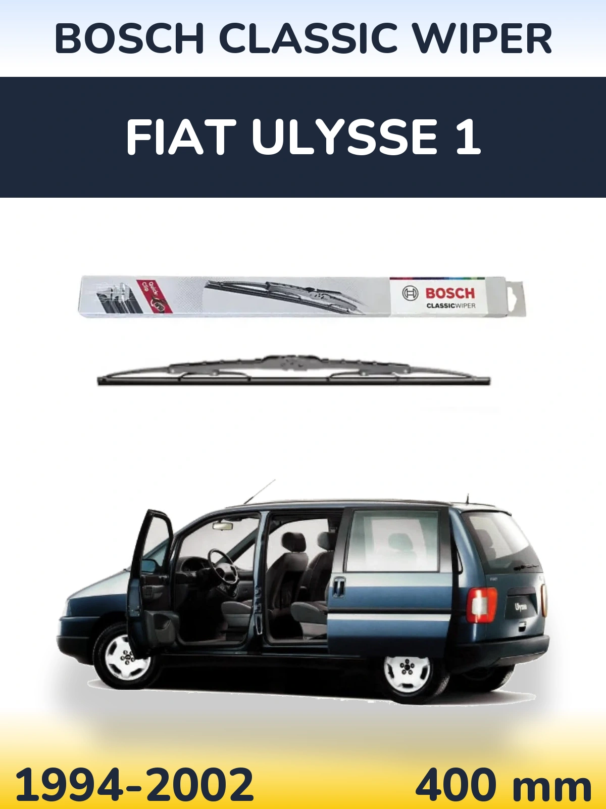 Torkarblad BOSCH Classic Wiper för Fiat Ulysse 1
