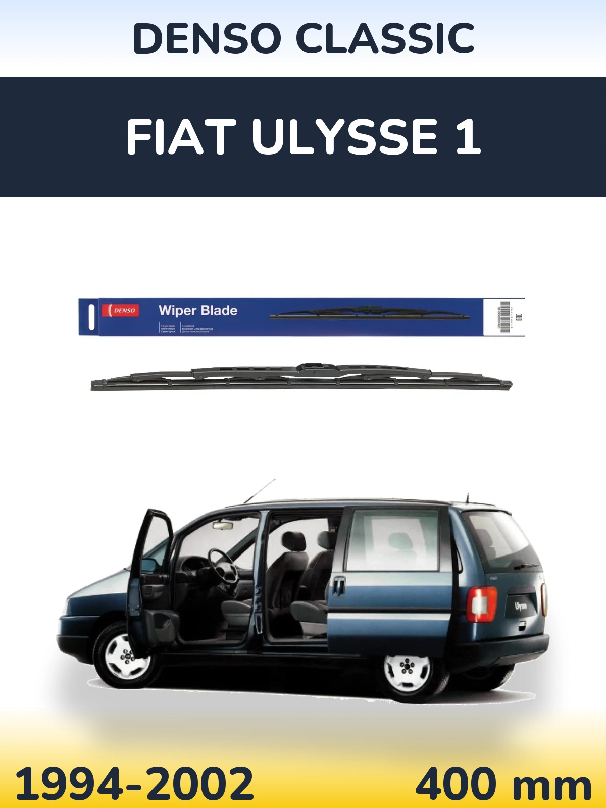 Torkarblad Denso Classic för Fiat Ulysse 1