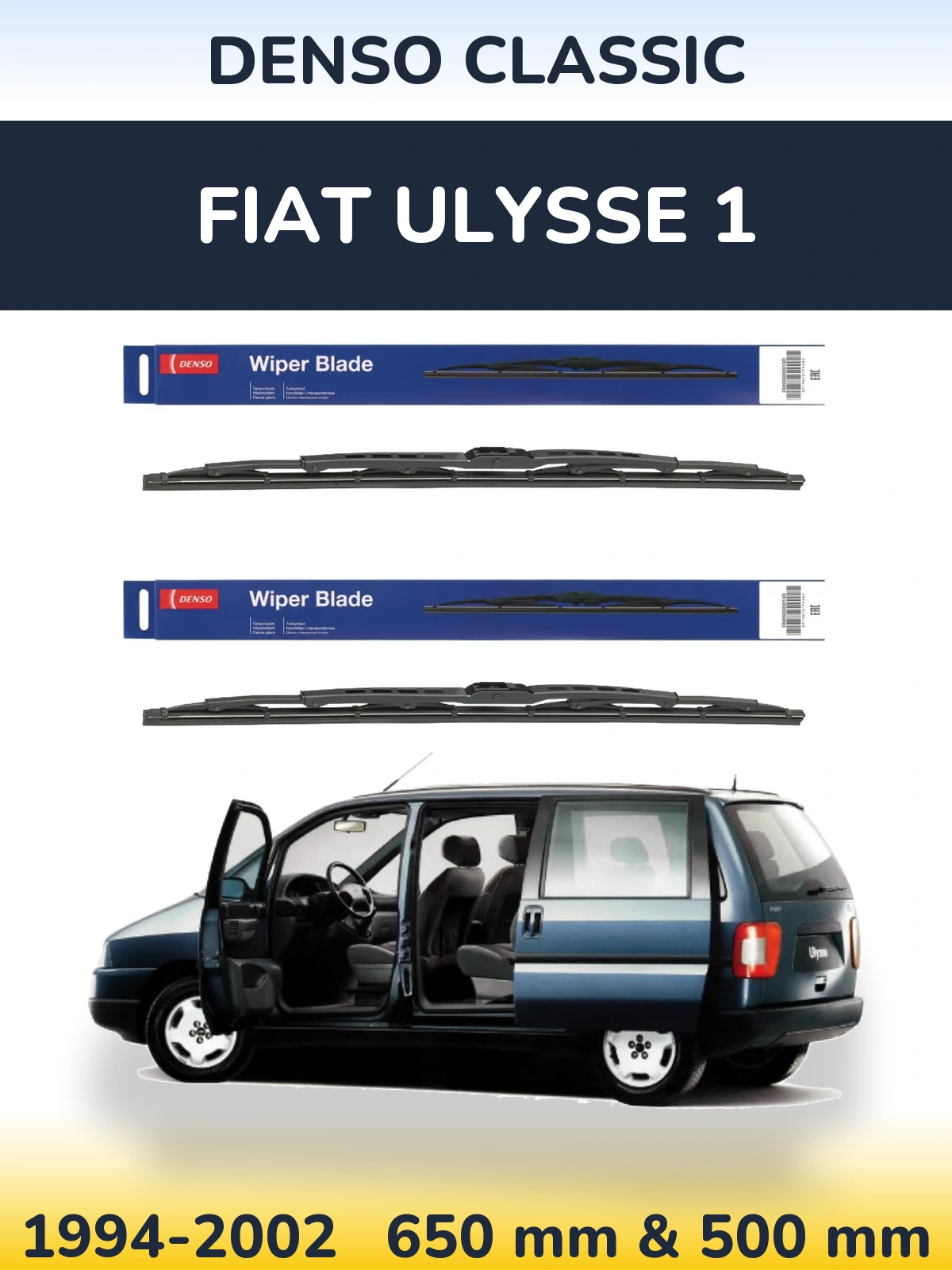 Torkarblad Denso Classic för Fiat Ulysse 1