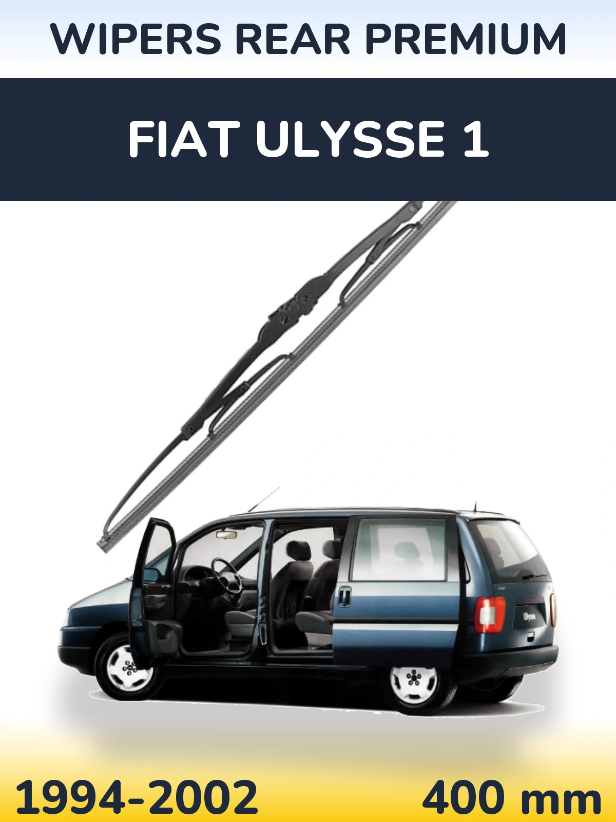 Задня щітка WIPERS REAR PREMIUM 400 мм для Fiat Ulysse 1 1994-2002