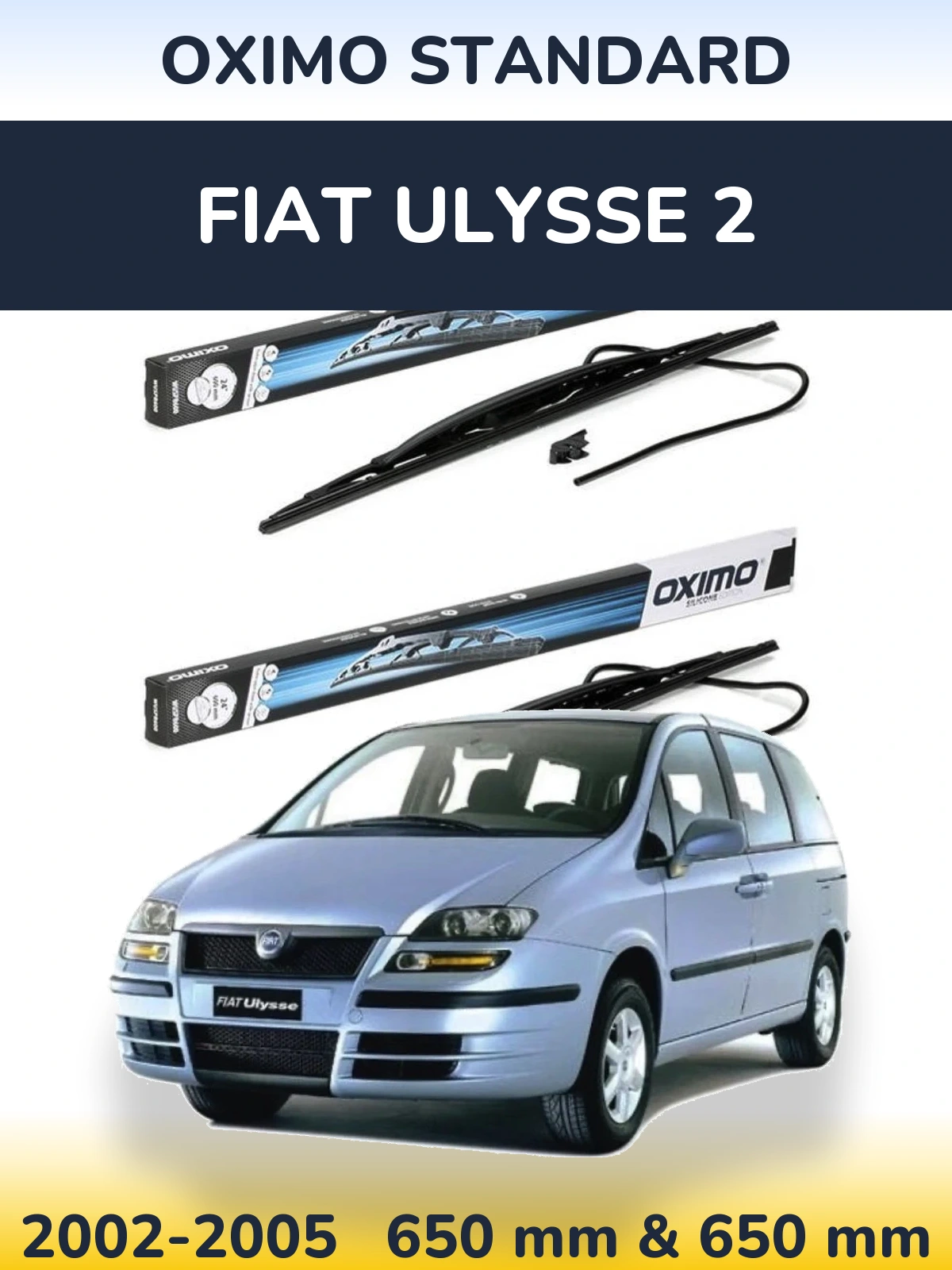 Torkarblad Oximo Standard för Fiat Ulysse 2