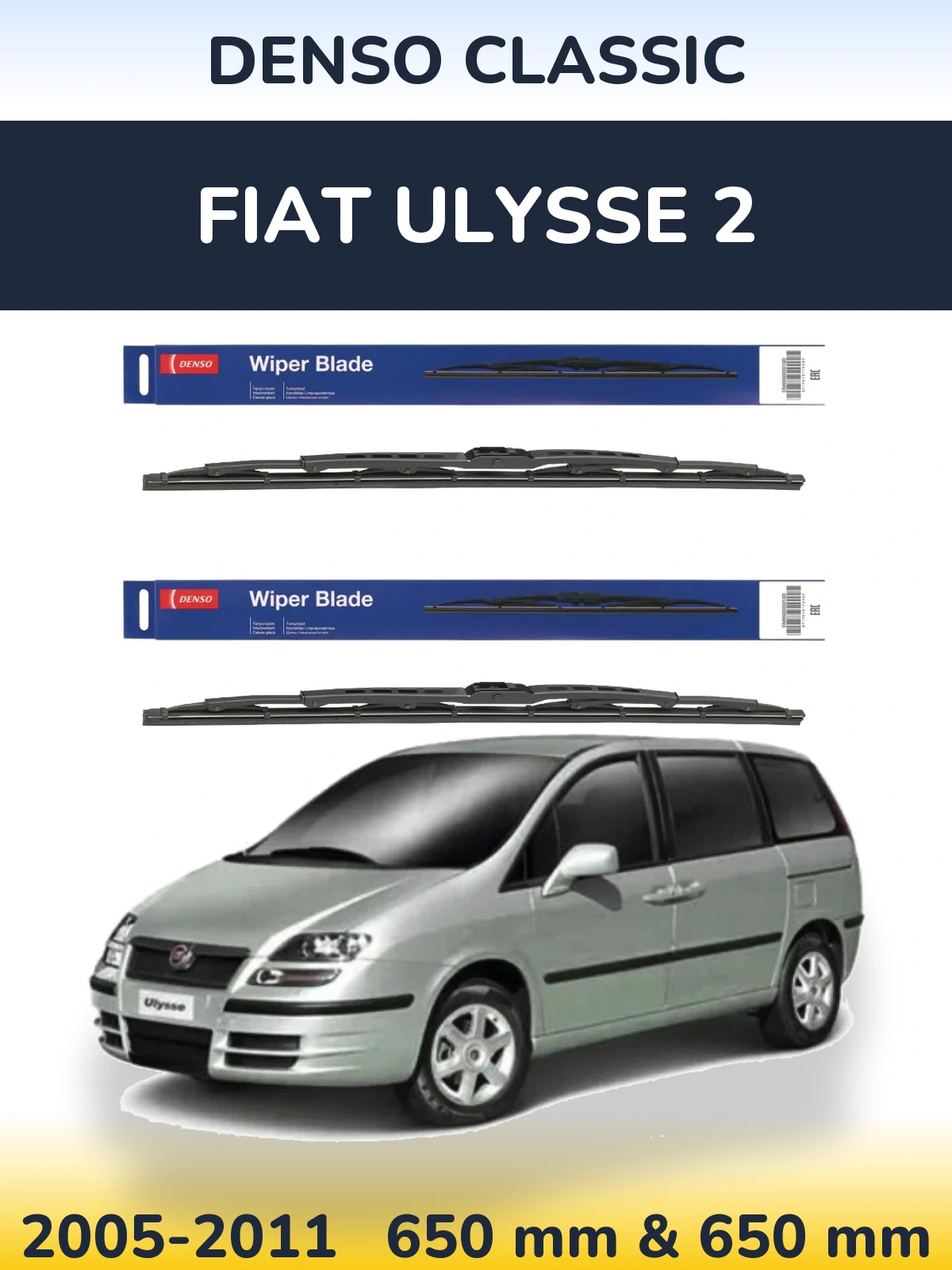 Torkarblad Denso Classic för Fiat Ulysse 2