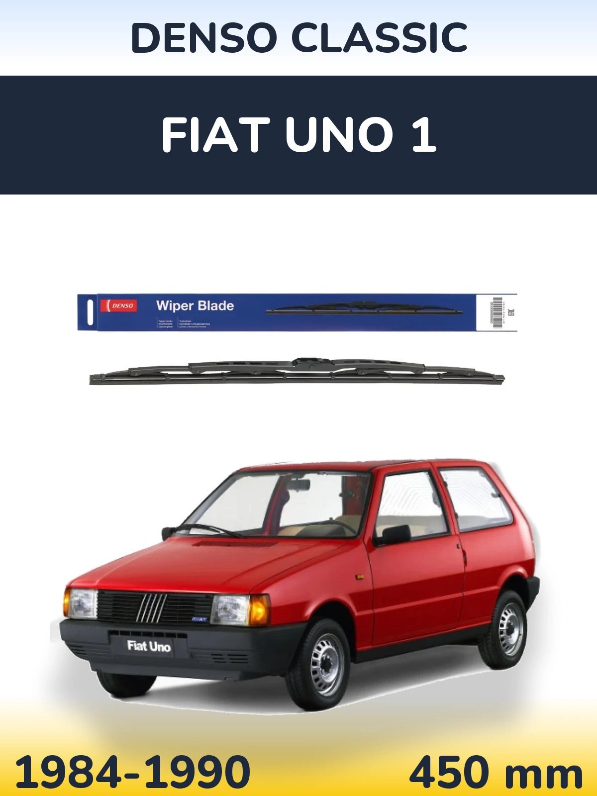 Torkarblad Denso Classic för Fiat Uno 1