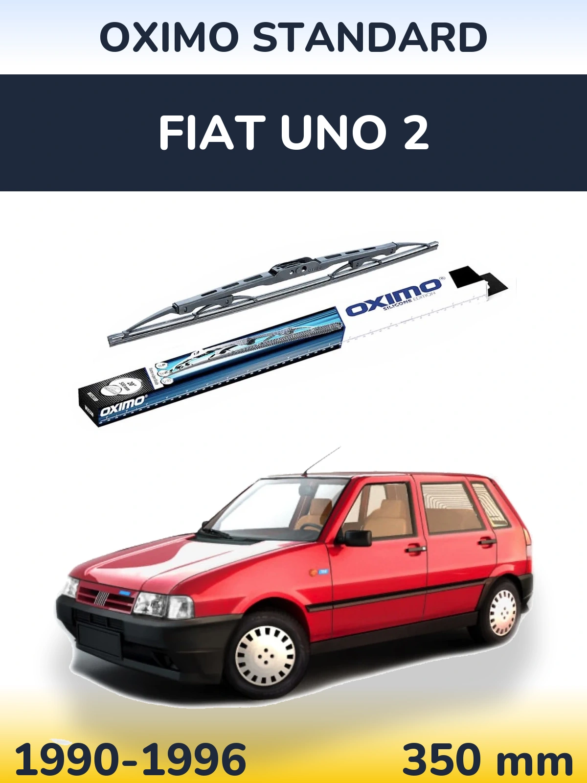 Задня щітка Oximo Standard 350 мм для Fiat Uno 2 1990-1996