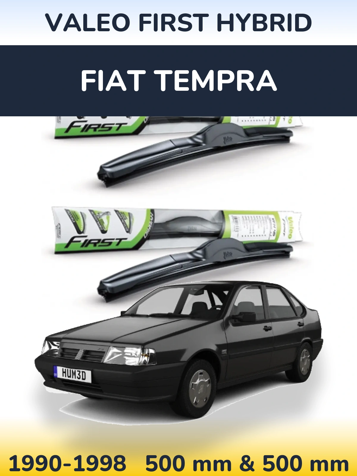 Torkarblad Valeo First Hybrid för Fiat Tempra