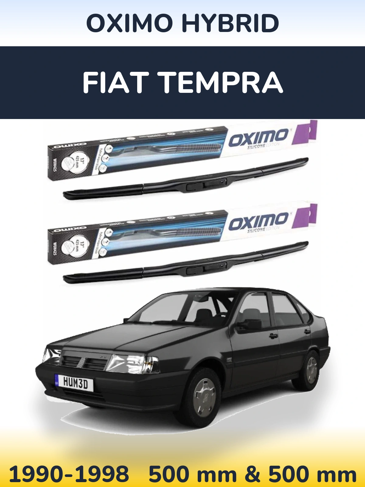 Torkarblad Oximo Hybrid för Fiat Tempra