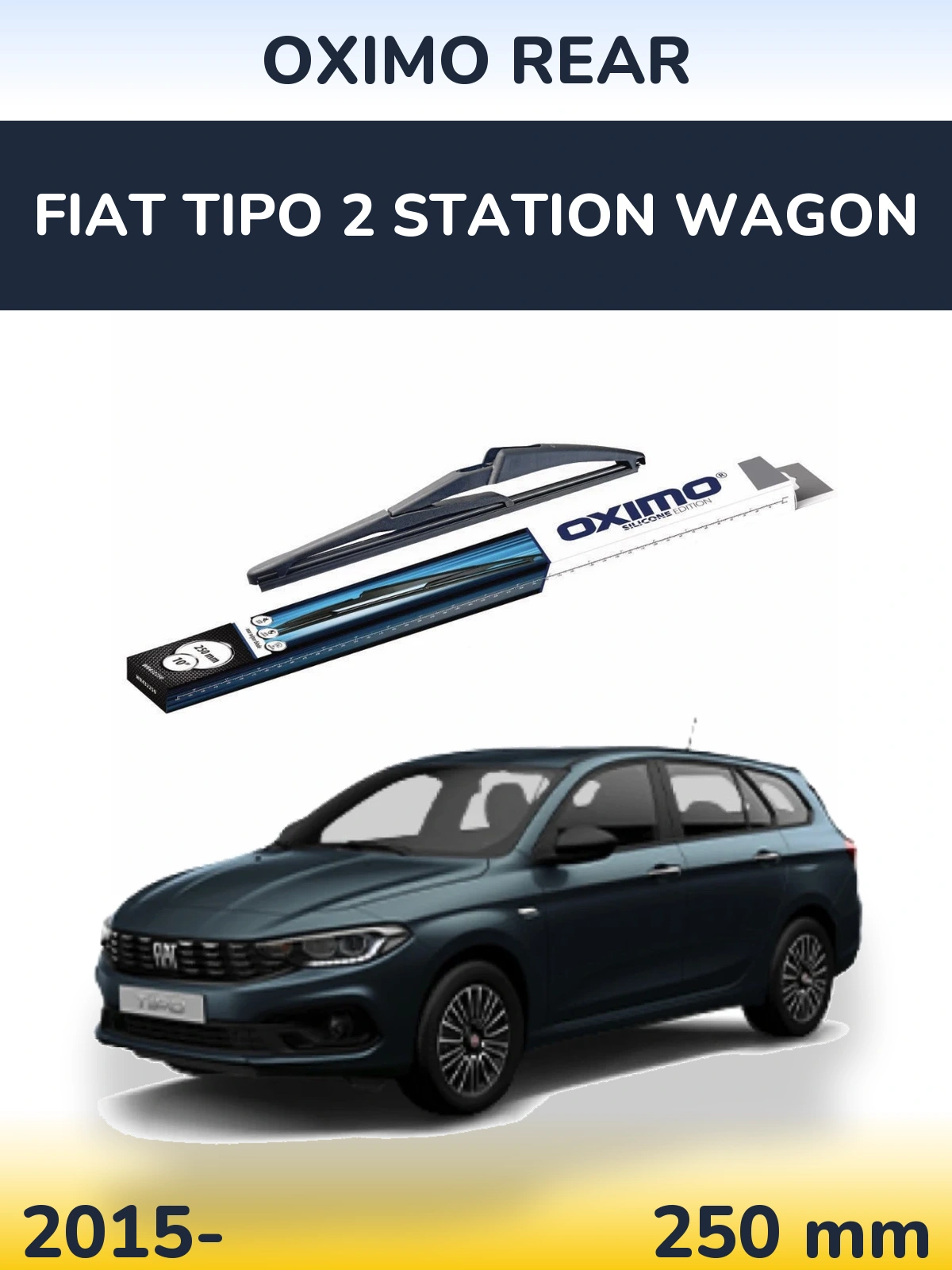 Torkarblad Oximo Rear för Fiat Tipo 2 Station Wagon