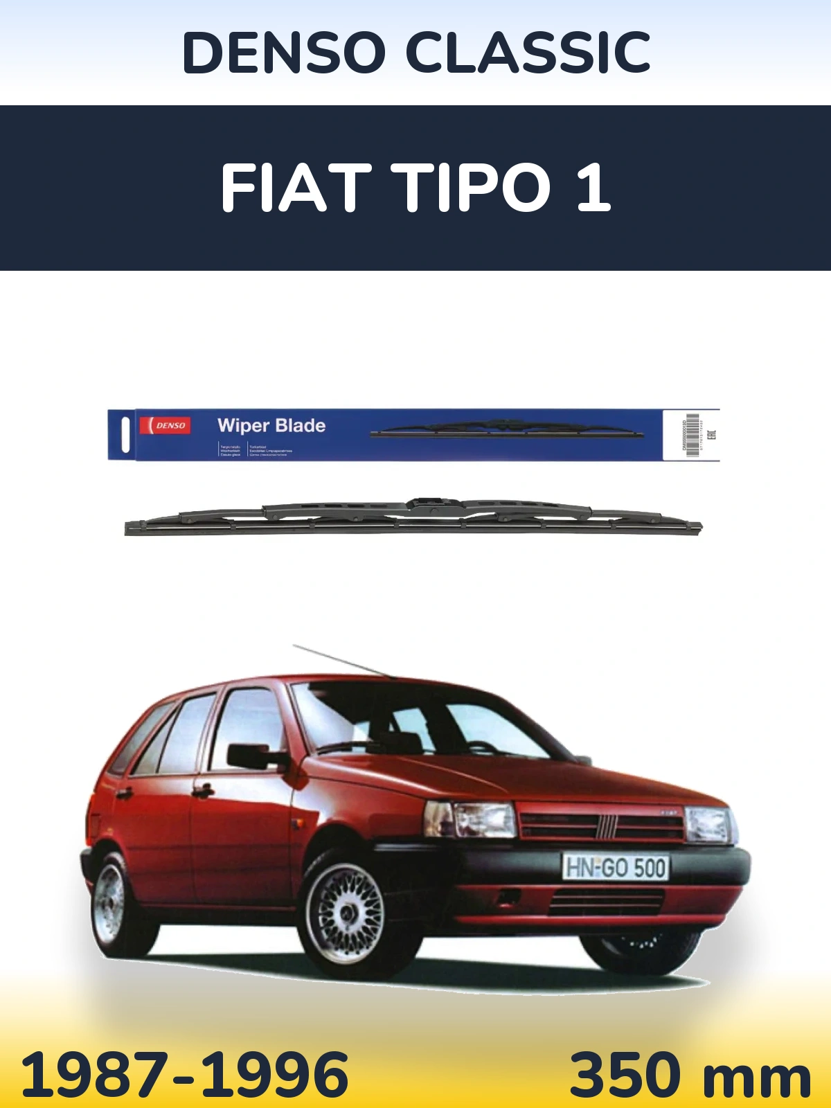 Torkarblad Denso Classic för Fiat Tipo 1