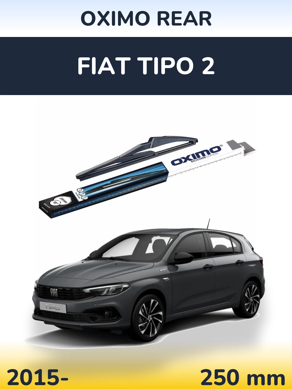 Torkarblad Oximo Rear för Fiat Tipo 2