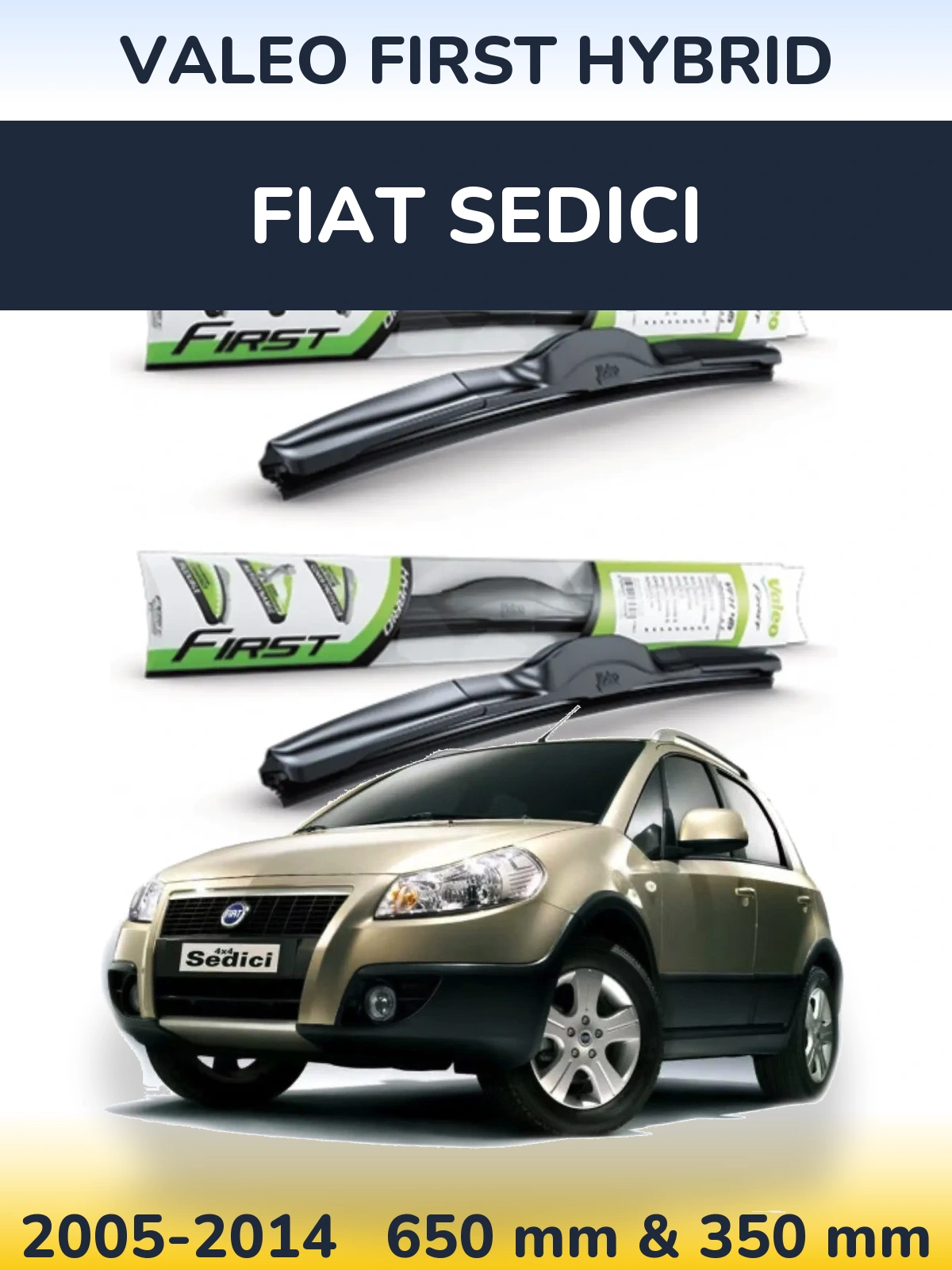 Torkarblad Valeo First Hybrid för Fiat Sedici