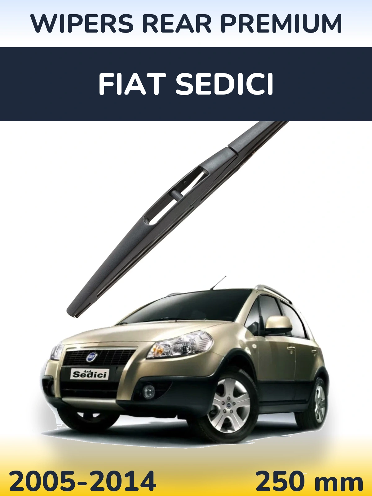 Torkarblad WIPERS REAR PREMIUM för Fiat Sedici