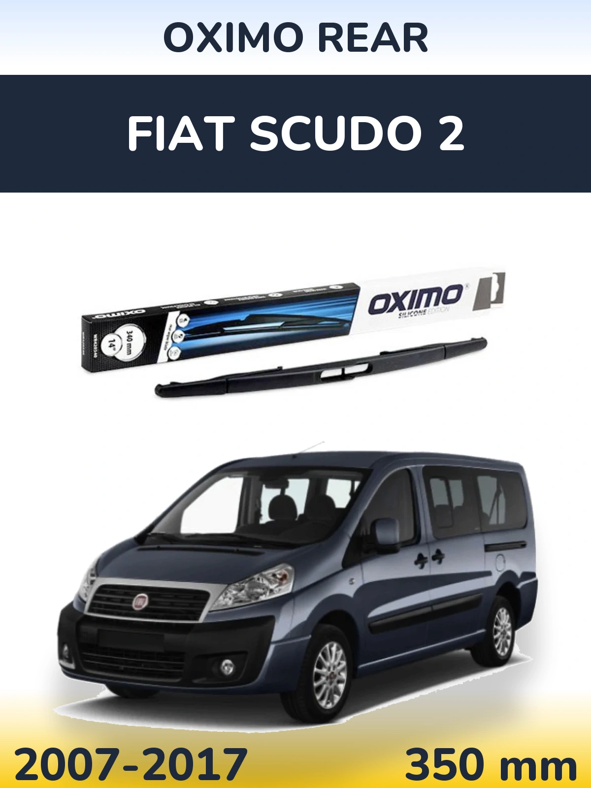 Torkarblad Oximo Rear för Fiat Scudo 2