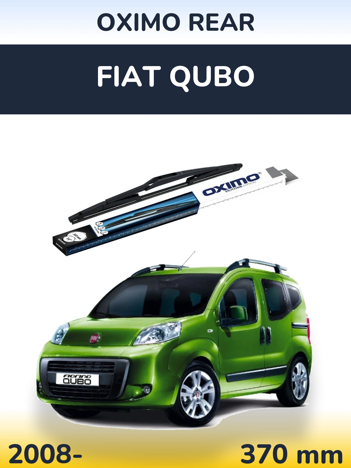 Задний дворник Oximo Rear 360 мм для Fiat Qubo 2008-2026