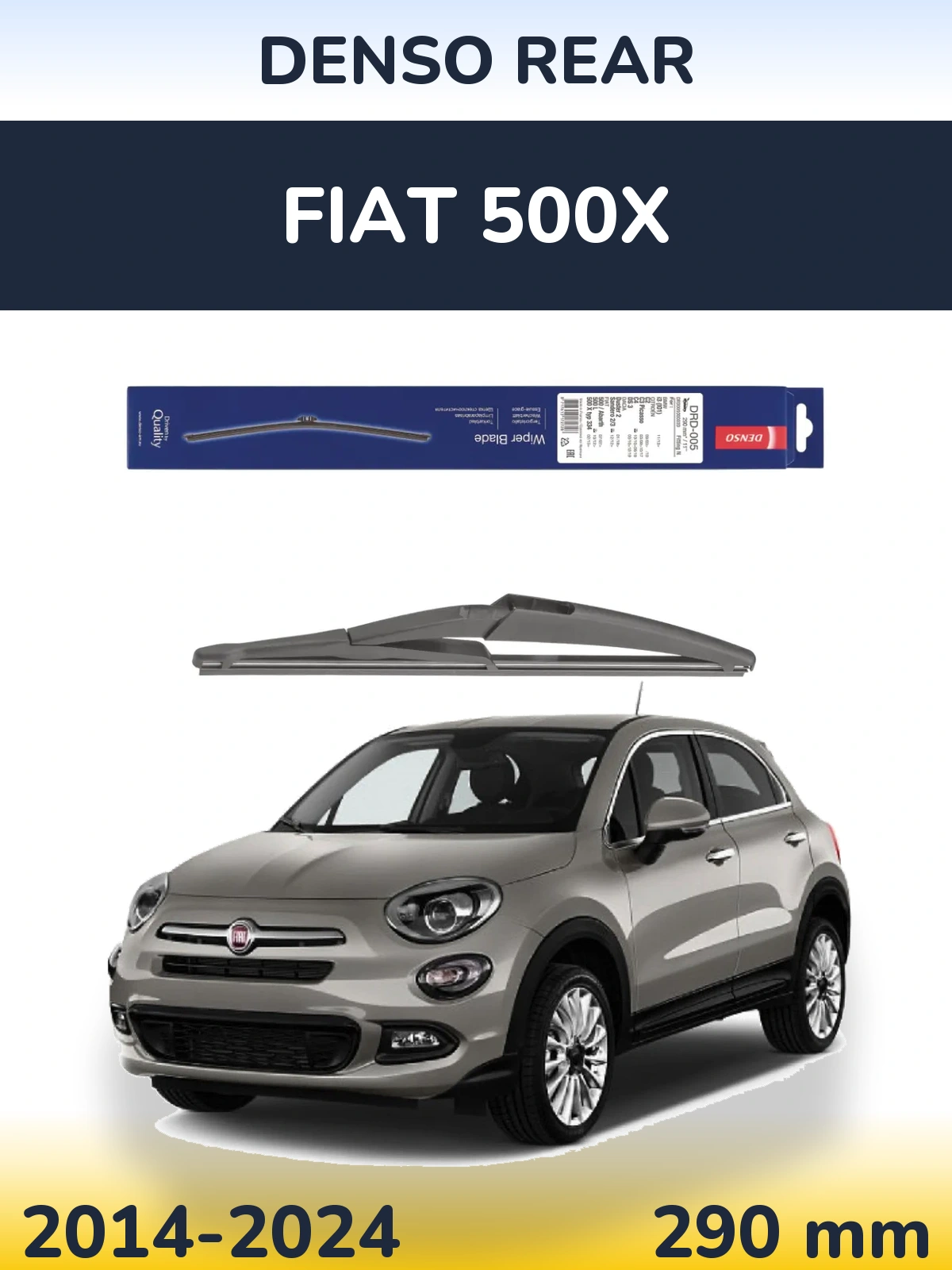 Torkarblad Denso Rear för Fiat 500X