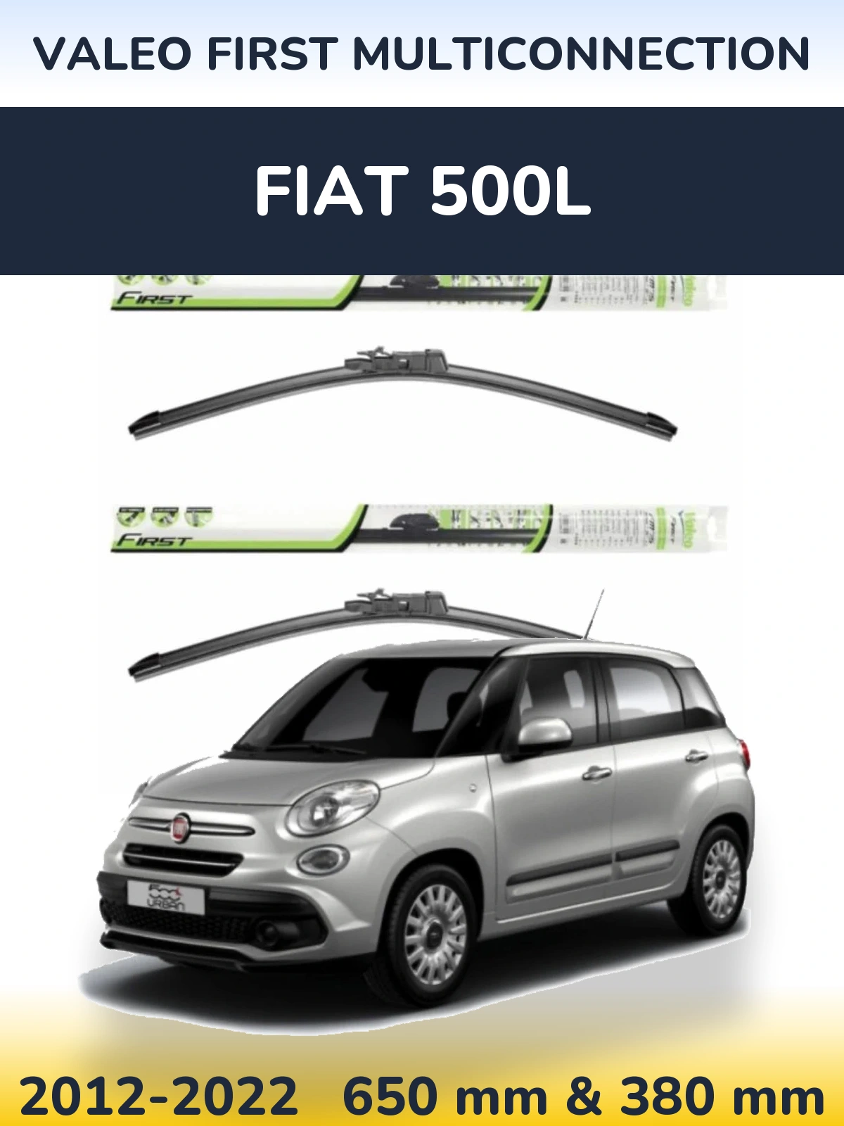 Torkarblad Valeo First MultiConnection för Fiat 500L