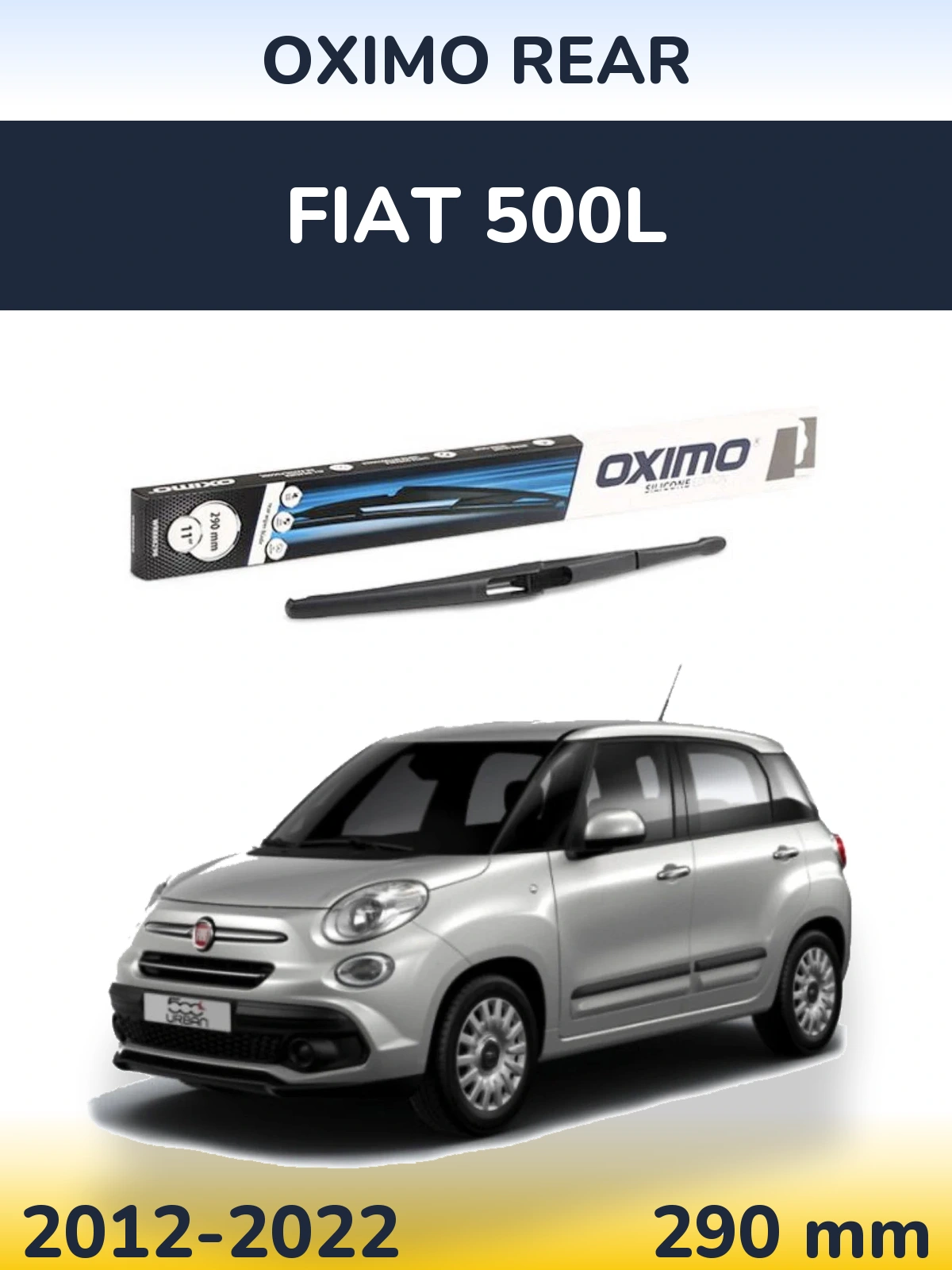 Torkarblad Oximo Rear för Fiat 500L