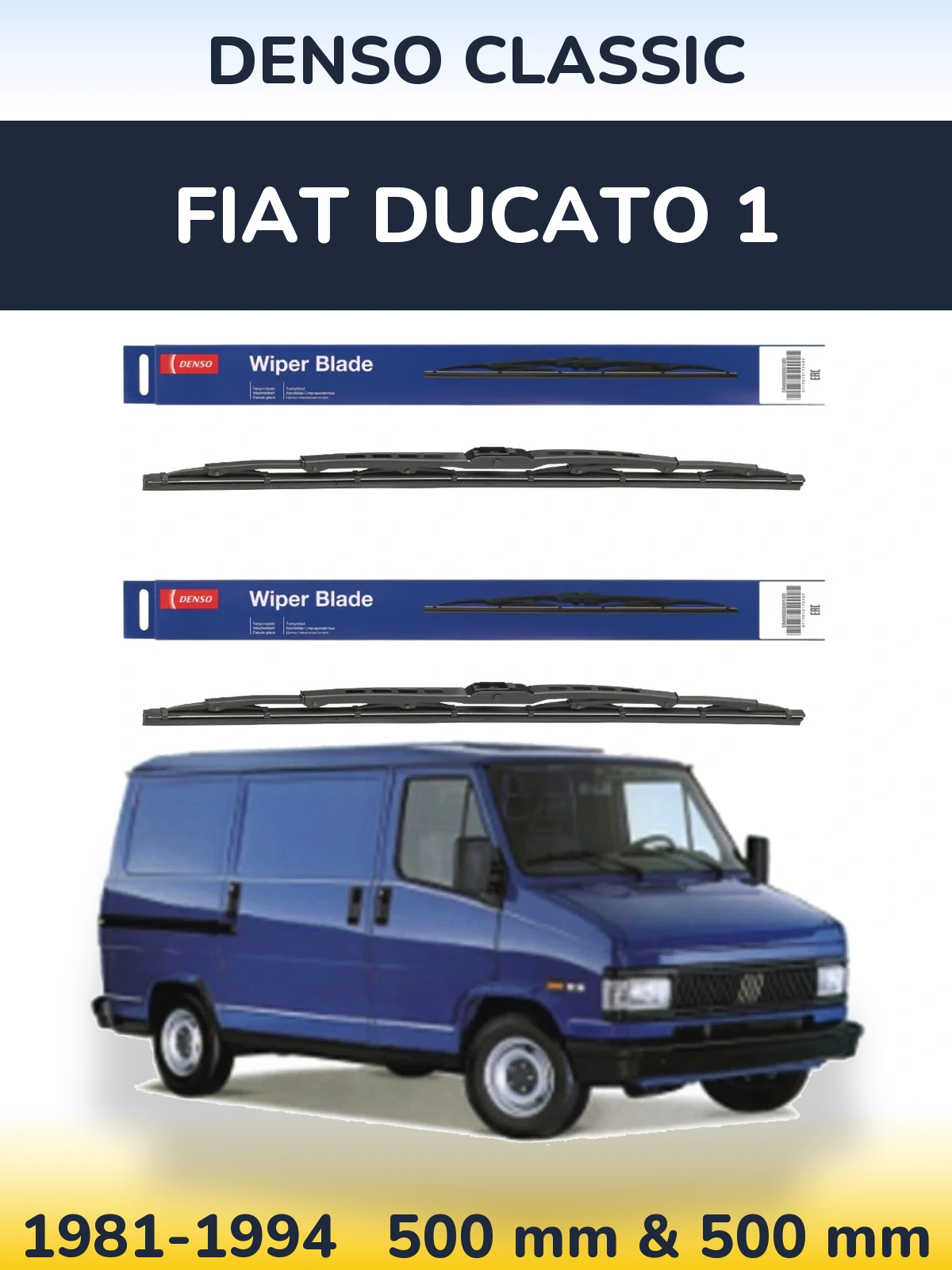 Torkarblad Denso Classic för Fiat Ducato 1