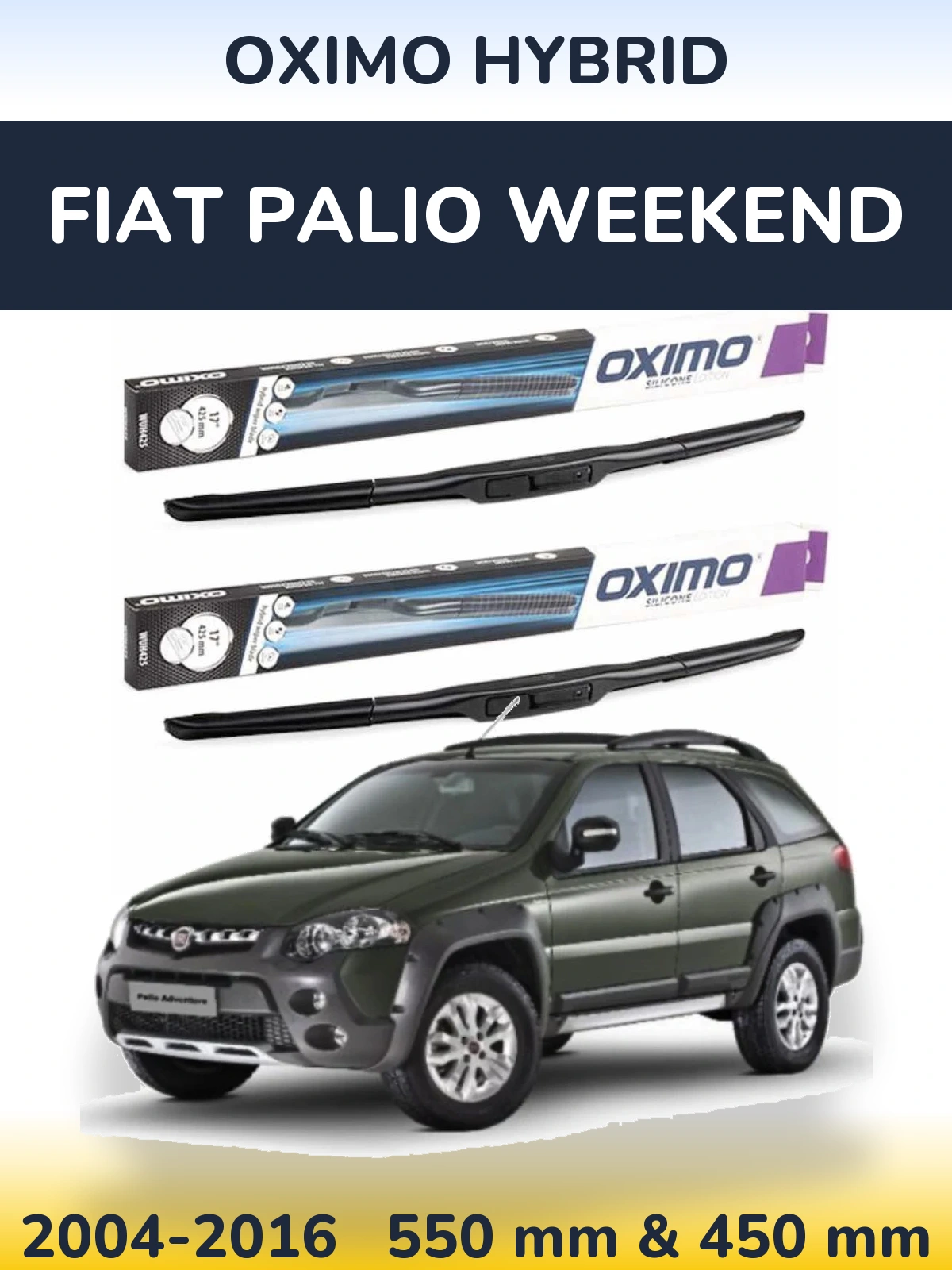 Torkarblad Oximo Hybrid för Fiat Palio Weekend