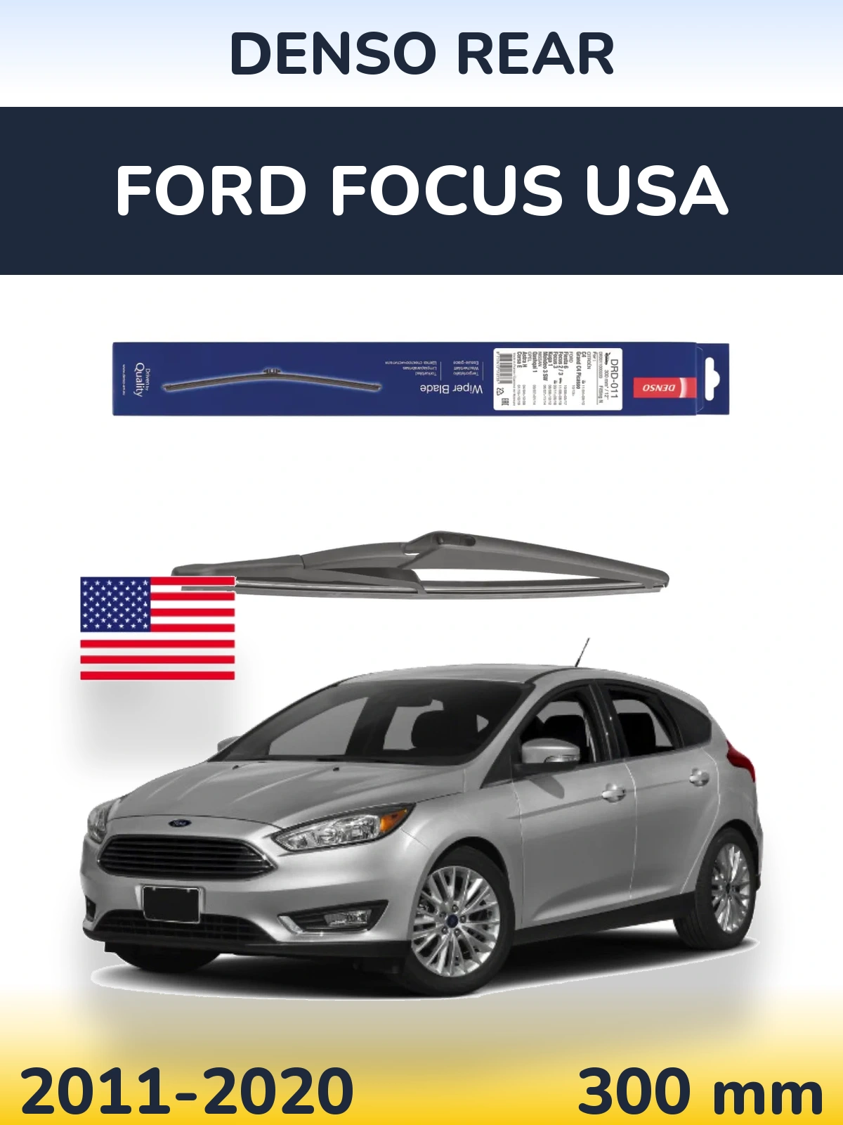 Torkarblad Denso Rear för Ford Focus USA
