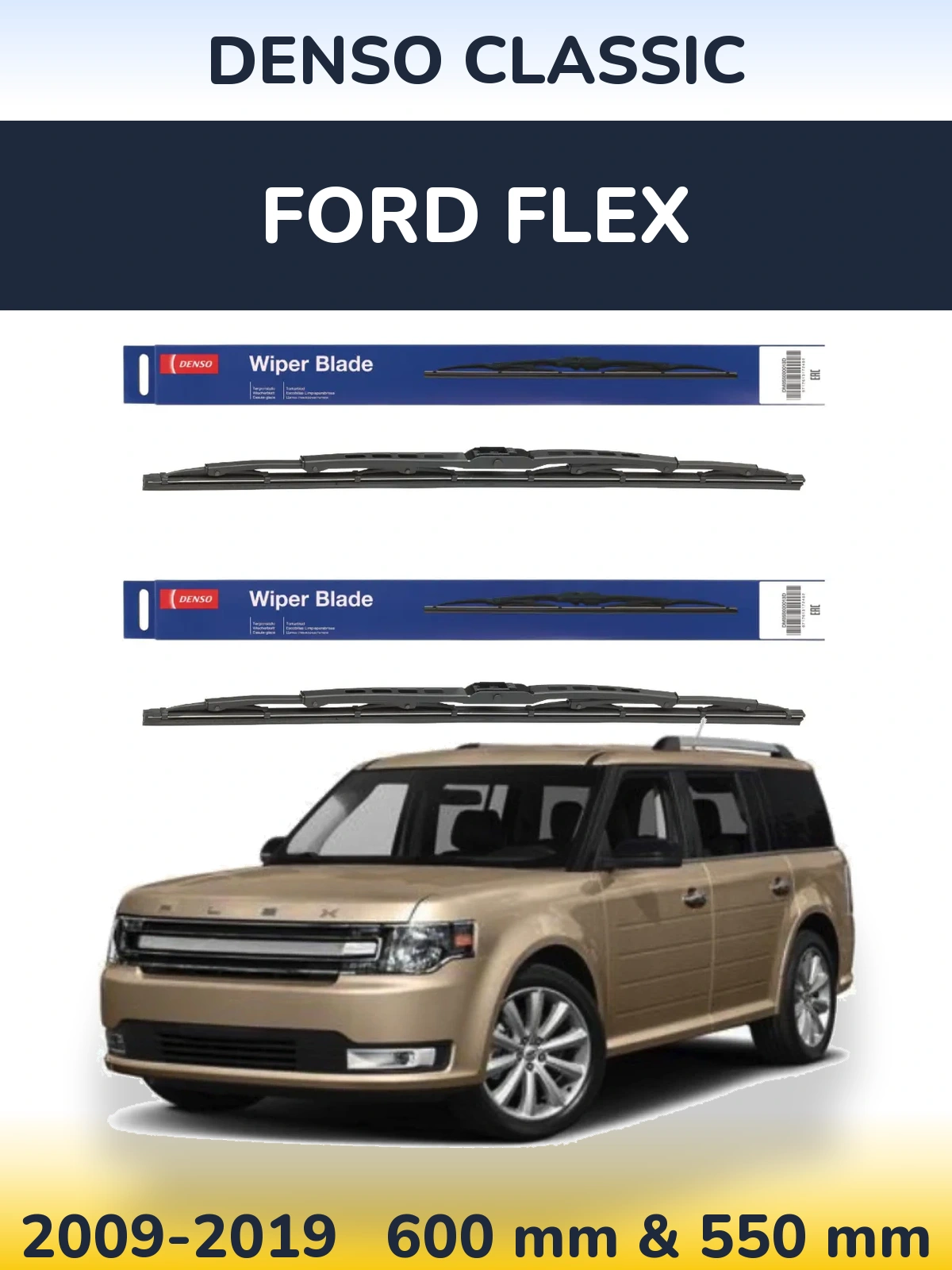 Torkarblad Denso Classic för Ford Flex