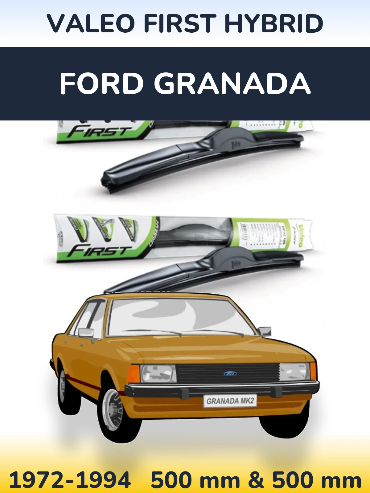 Torkarblad Valeo First Hybrid för Ford Granada