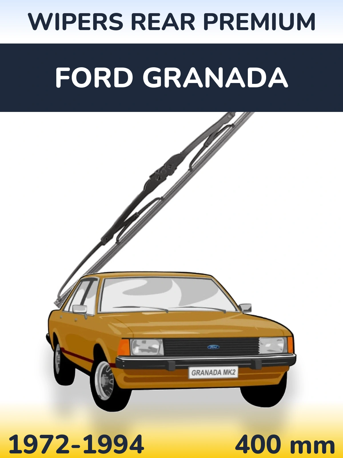 Torkarblad WIPERS REAR PREMIUM för Ford Granada