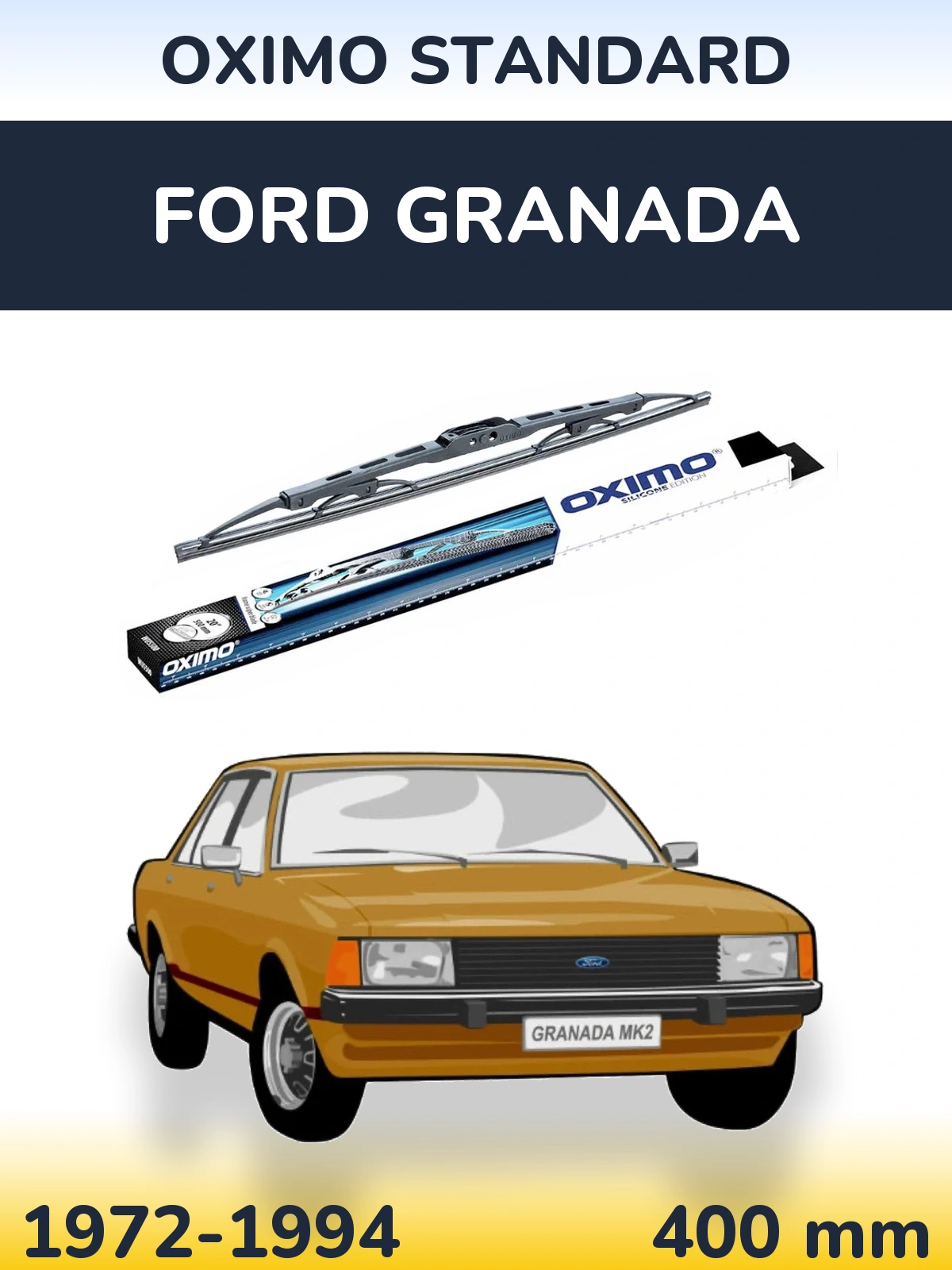 Torkarblad Oximo Standard för Ford Granada