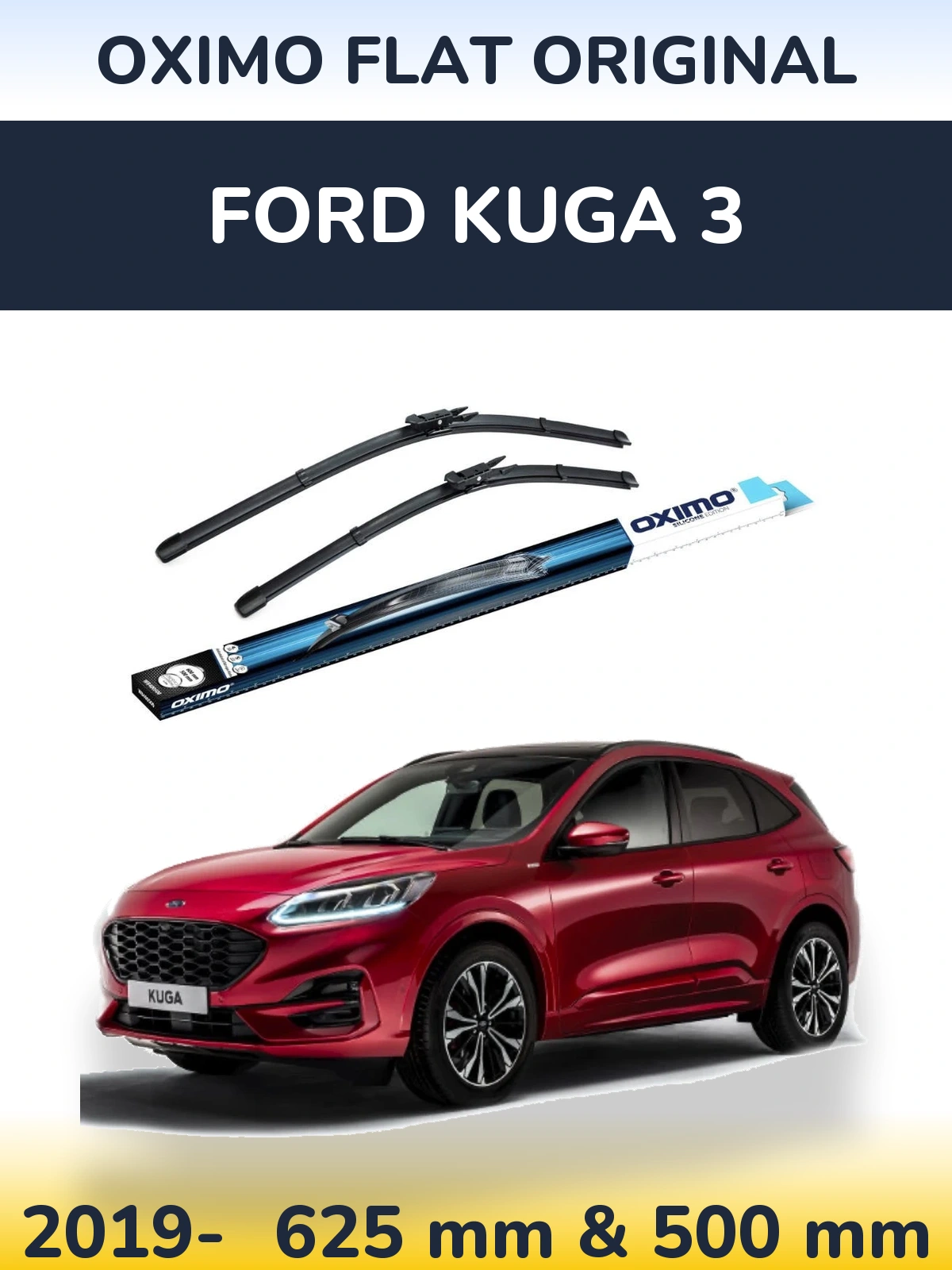 Torkarblad Oximo Flat Original för Ford Kuga 3