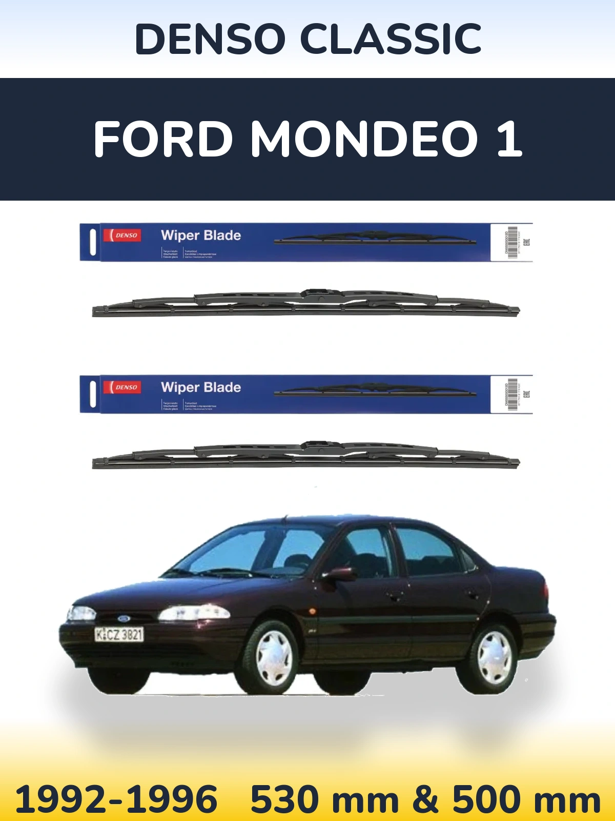 Torkarblad Denso Classic för Ford Mondeo 1