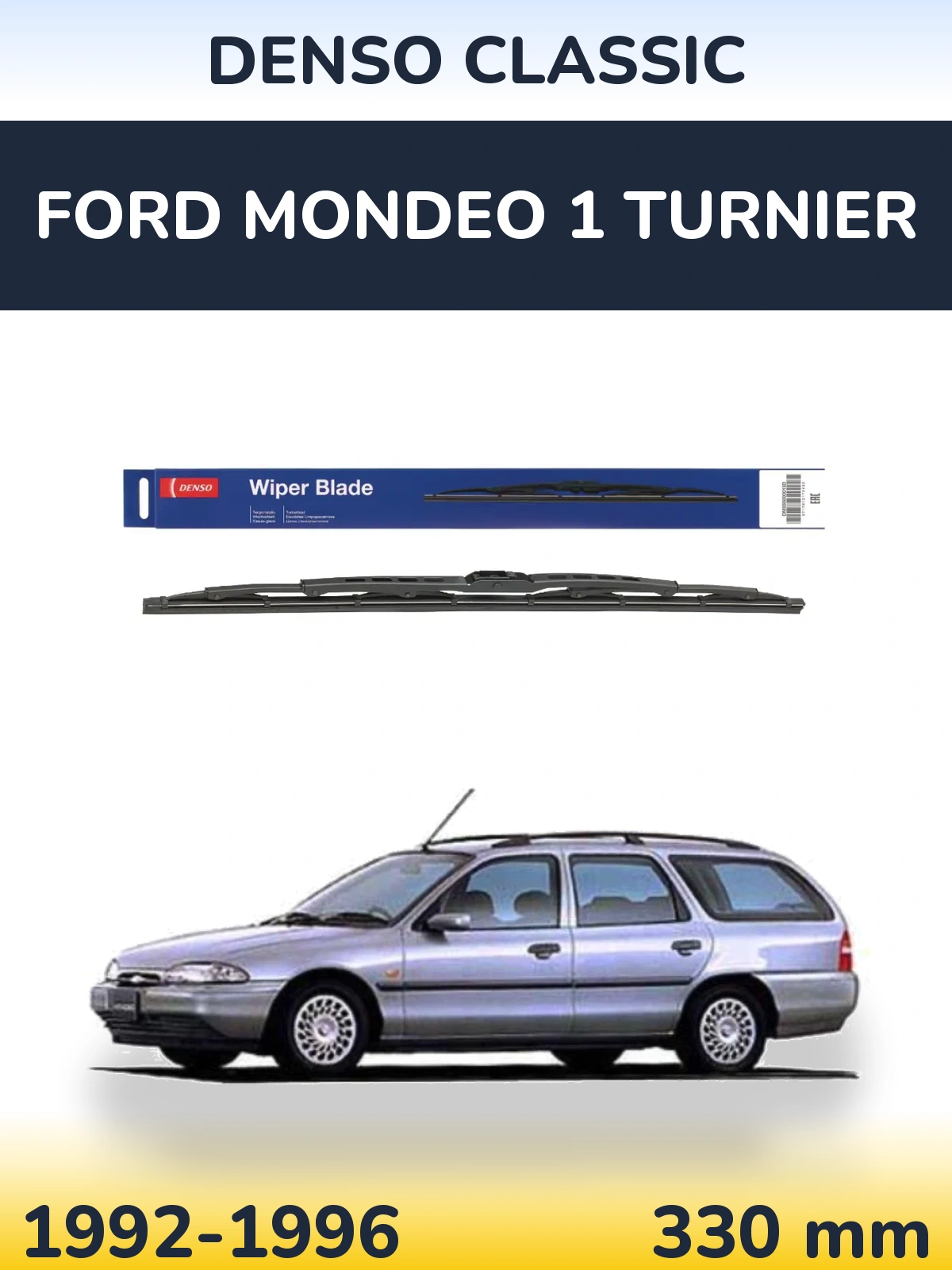 Torkarblad Denso Classic för Ford Mondeo 1 Turnier