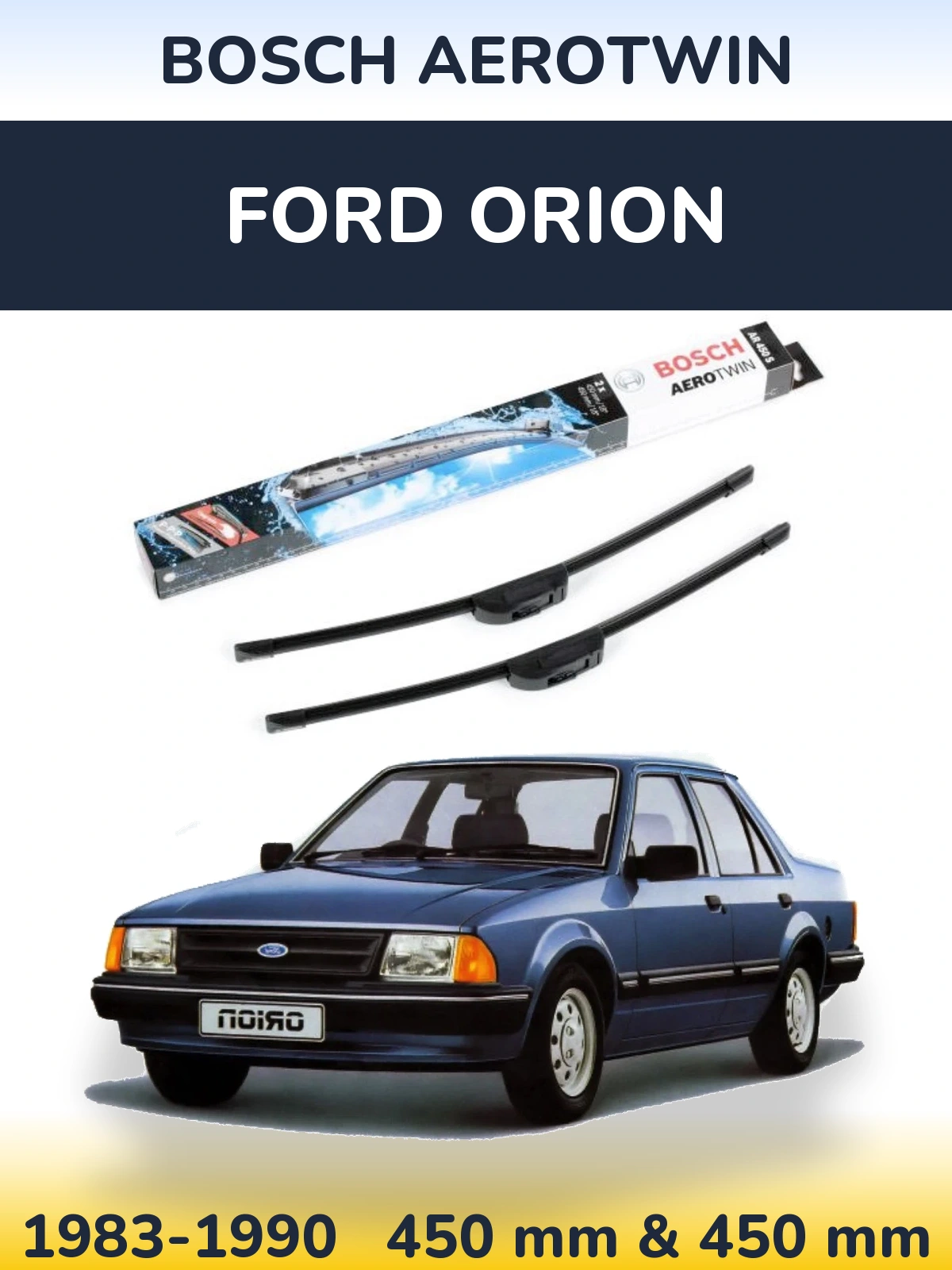 Torkarblad BOSCH AeroTwin för Ford Orion