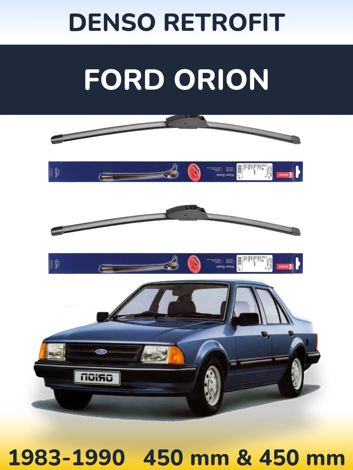 Torkarblad Denso Retrofit för Ford Orion
