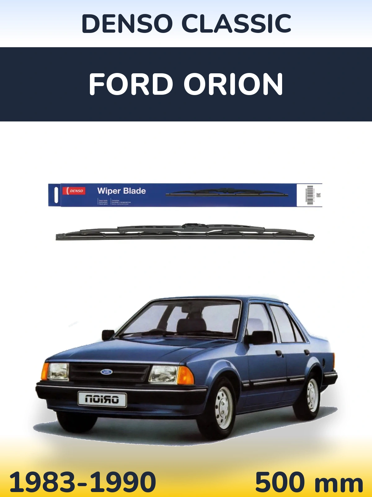 Torkarblad Denso Classic för Ford Orion