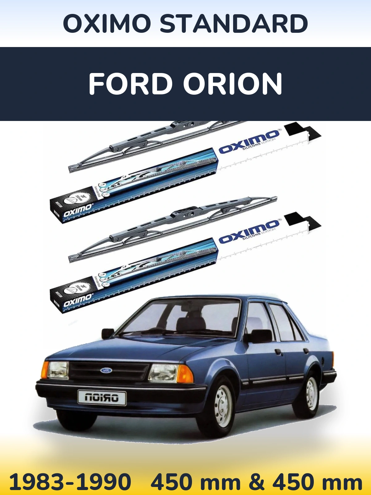 Torkarblad Oximo Standard för Ford Orion