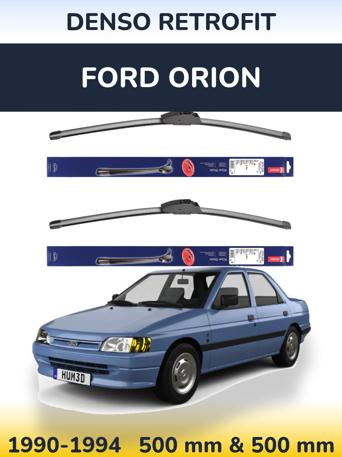 Torkarblad Denso Retrofit för Ford Orion