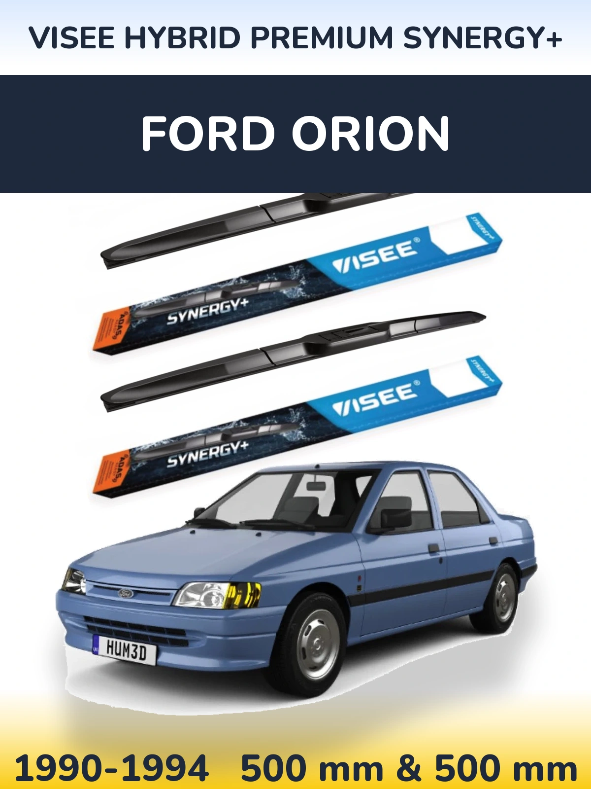 Torkarblad VISEE HYBRID PREMIUM SYNERGY+ för Ford Orion