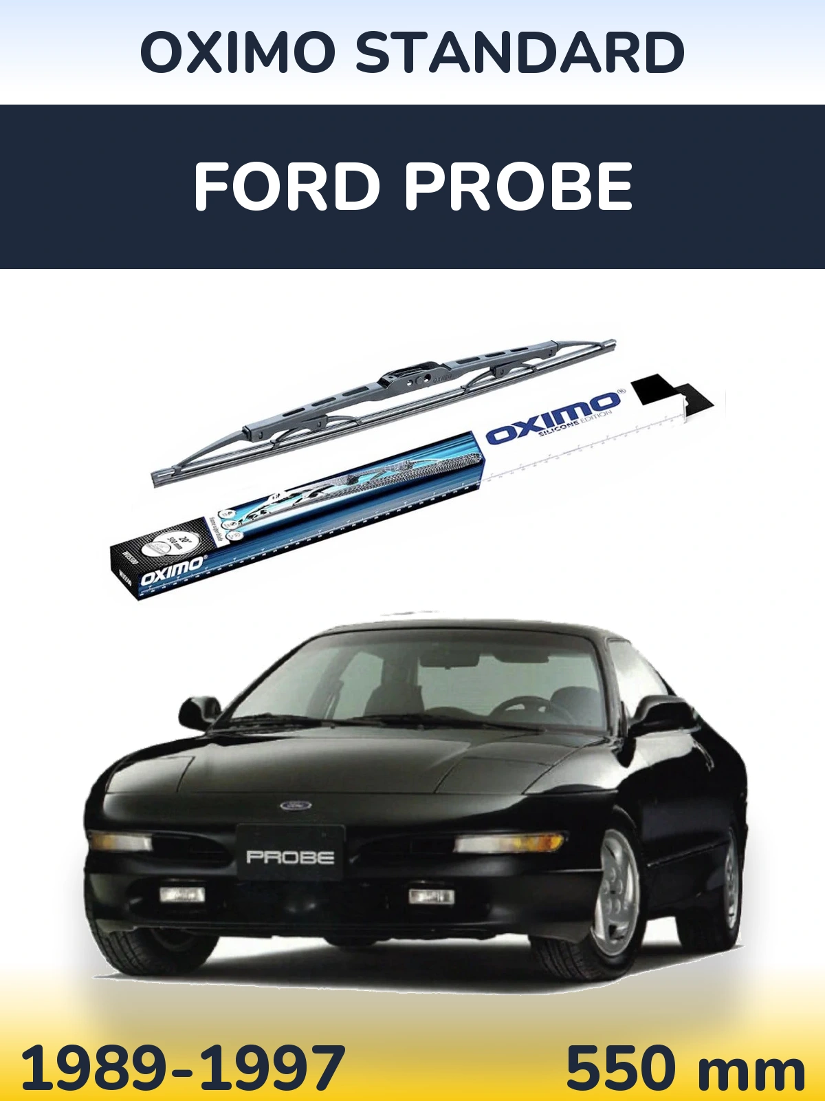 Задний дворник Oximo Standard 550 мм для Ford Probe 1989-1997