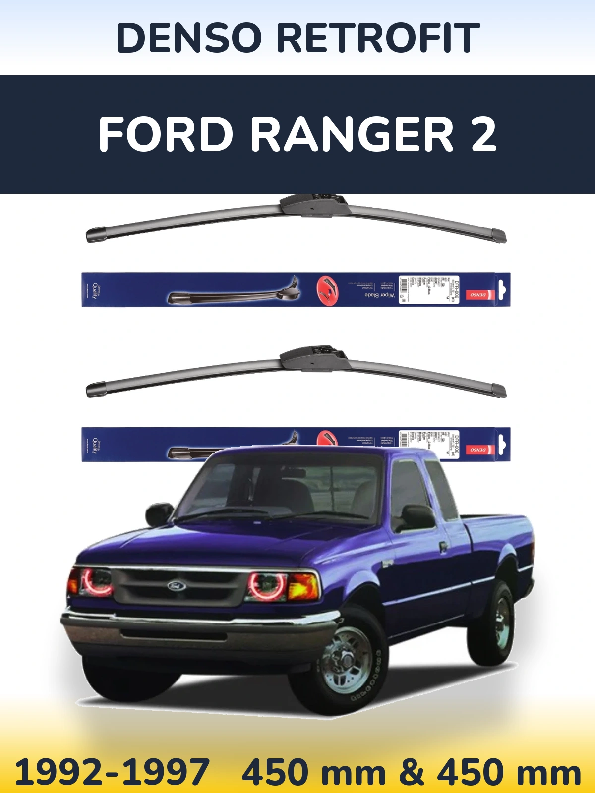 Torkarblad Denso Retrofit för Ford Ranger 2