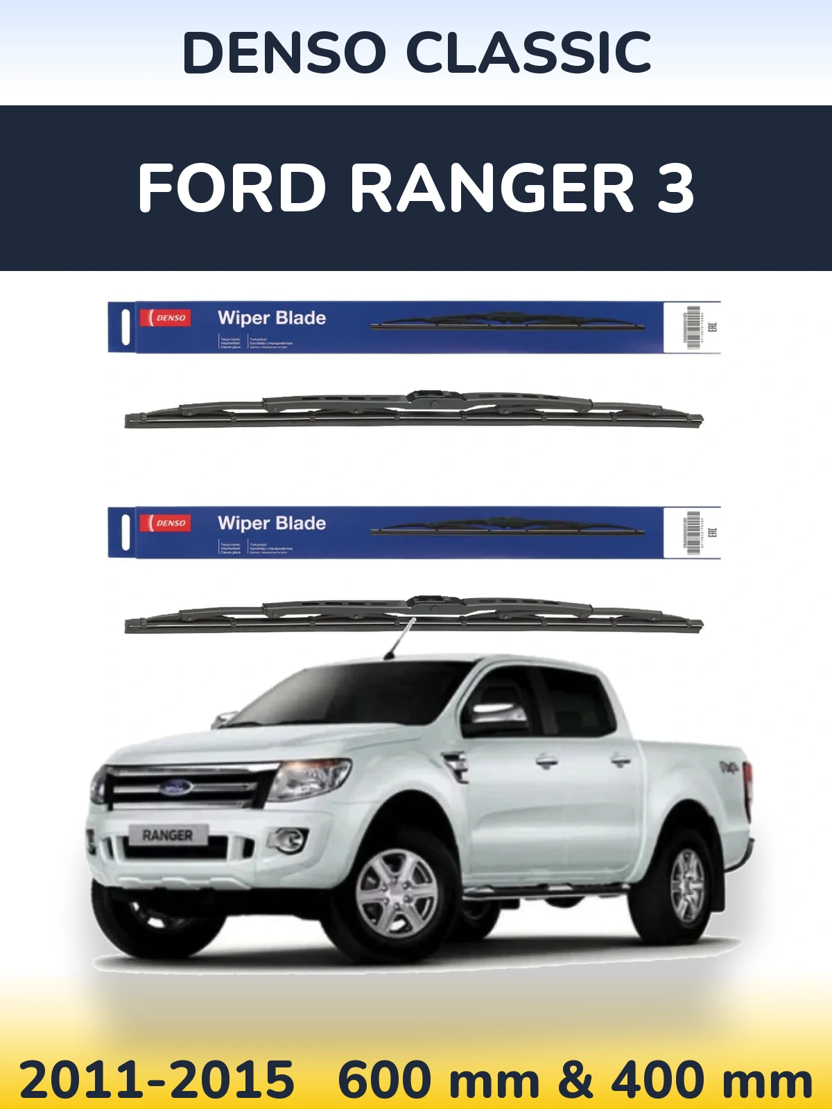 Torkarblad Denso Classic för Ford Ranger 3
