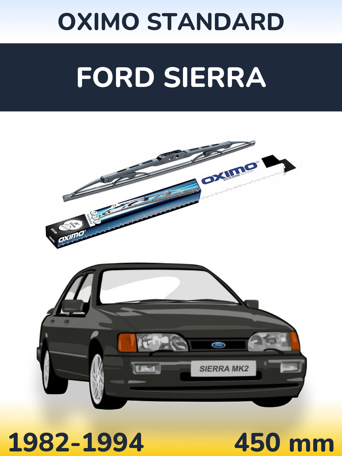 Torkarblad Oximo Standard för Ford Sierra